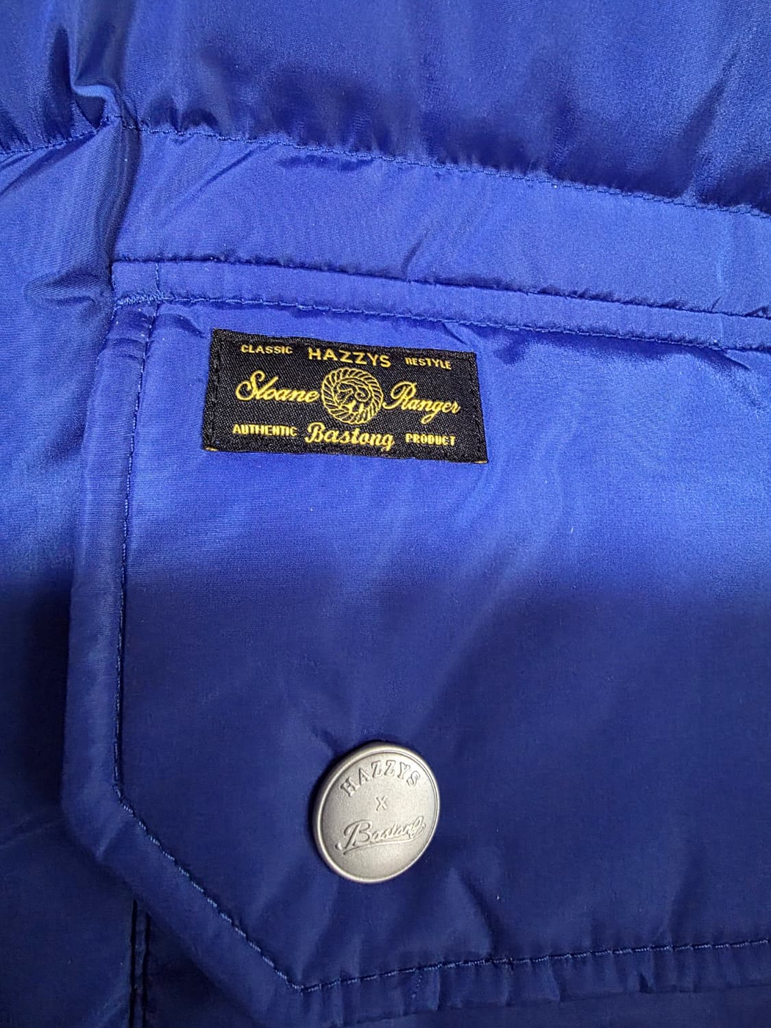 헤지스 바스통 블루 레트로 헤비 다운 파카 패딩 사이즈 L 103정도 실 상품이미지4