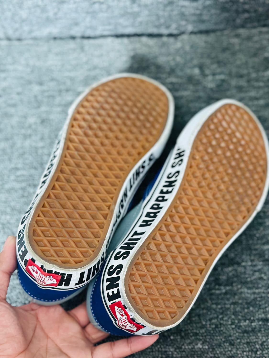 반스 슬립온 파란색 260mm 상품이미지5