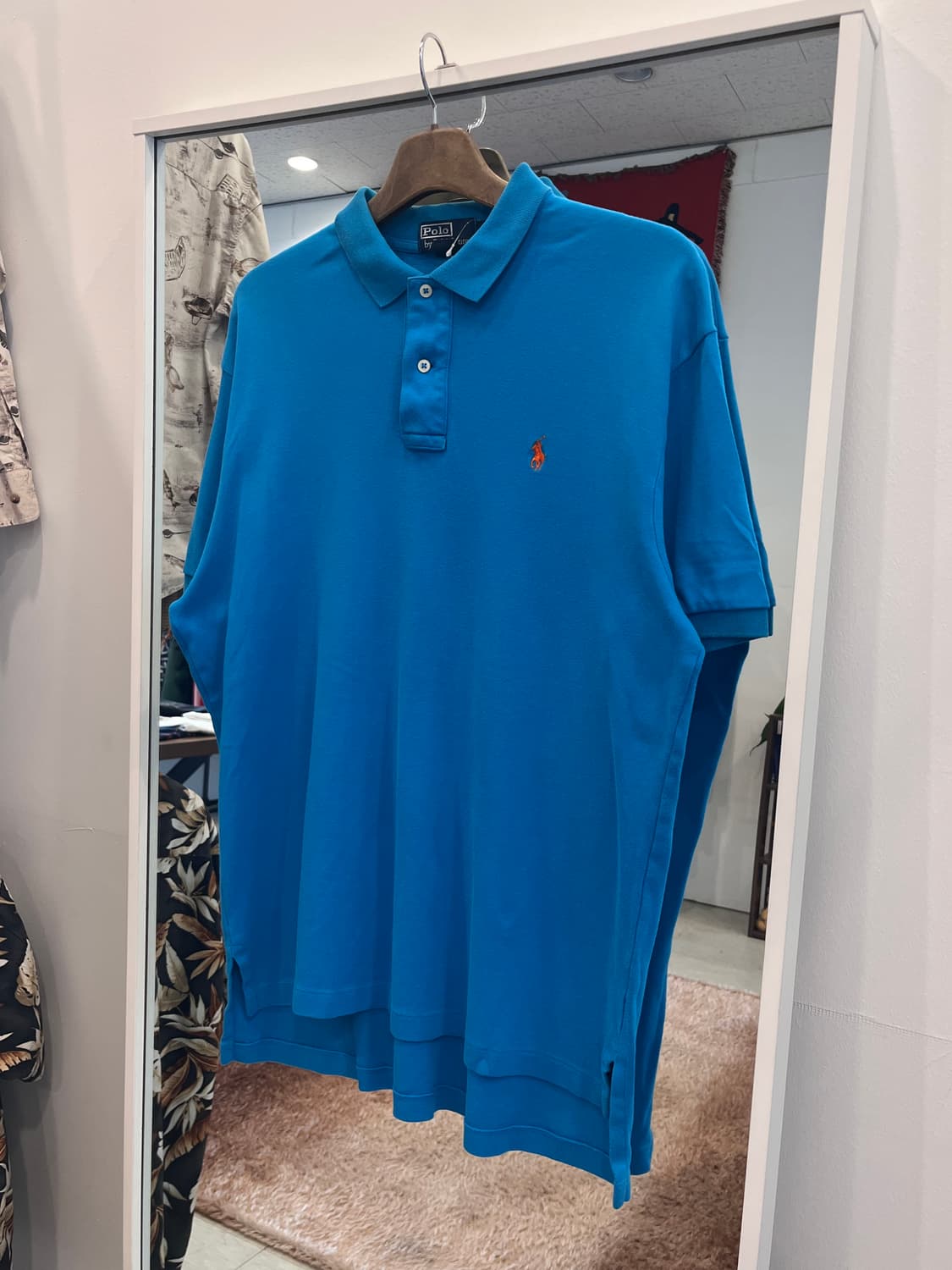 Polo RL 폴로 랄프로렌 카라티 pk 반팔 티셔츠 (blue) 상품이미지1