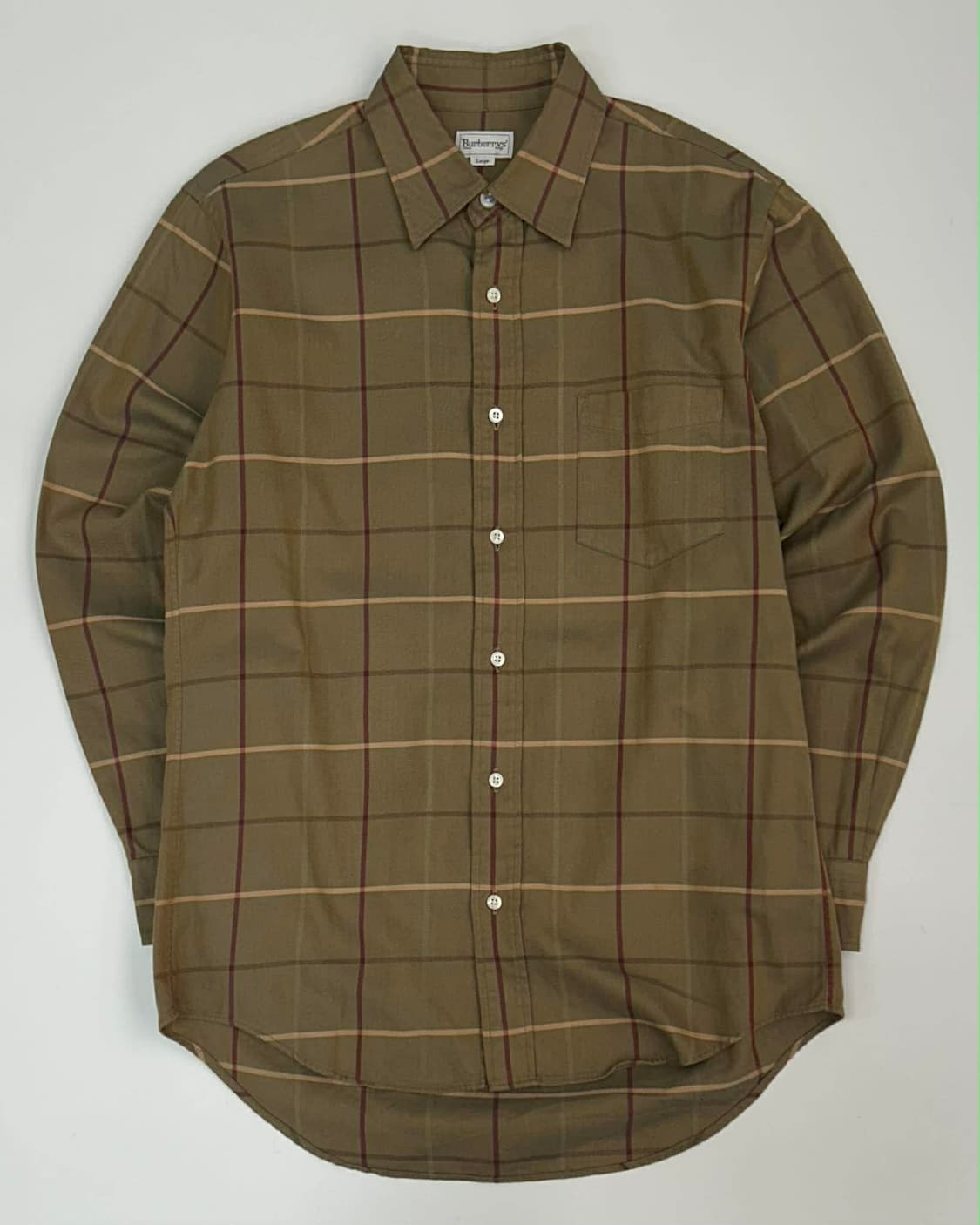[L] 버버리 빈티지 체크 셔츠 상품이미지1