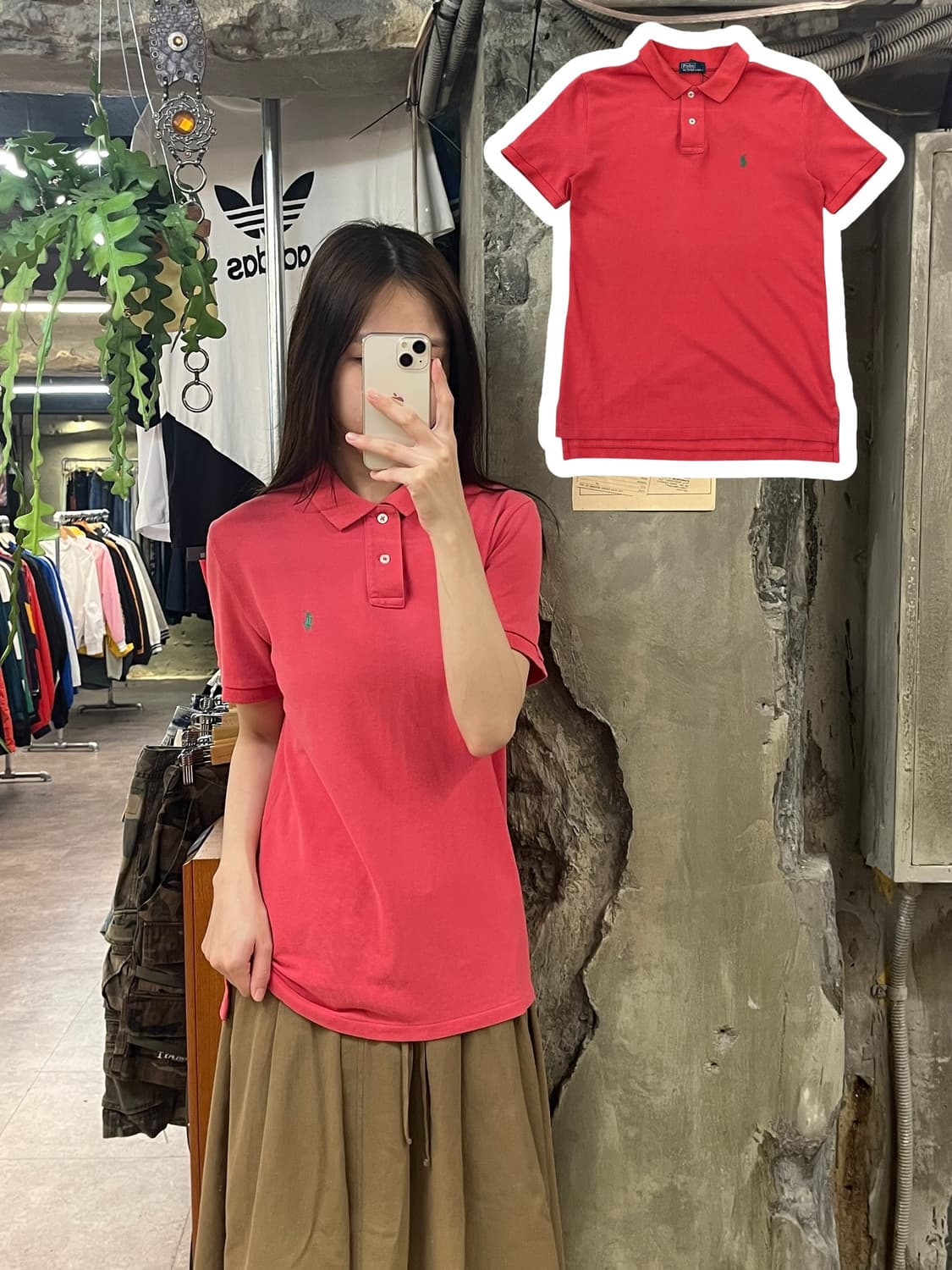 폴로 랄프로렌 반팔 카라티 핑크 #csz796 상품이미지1