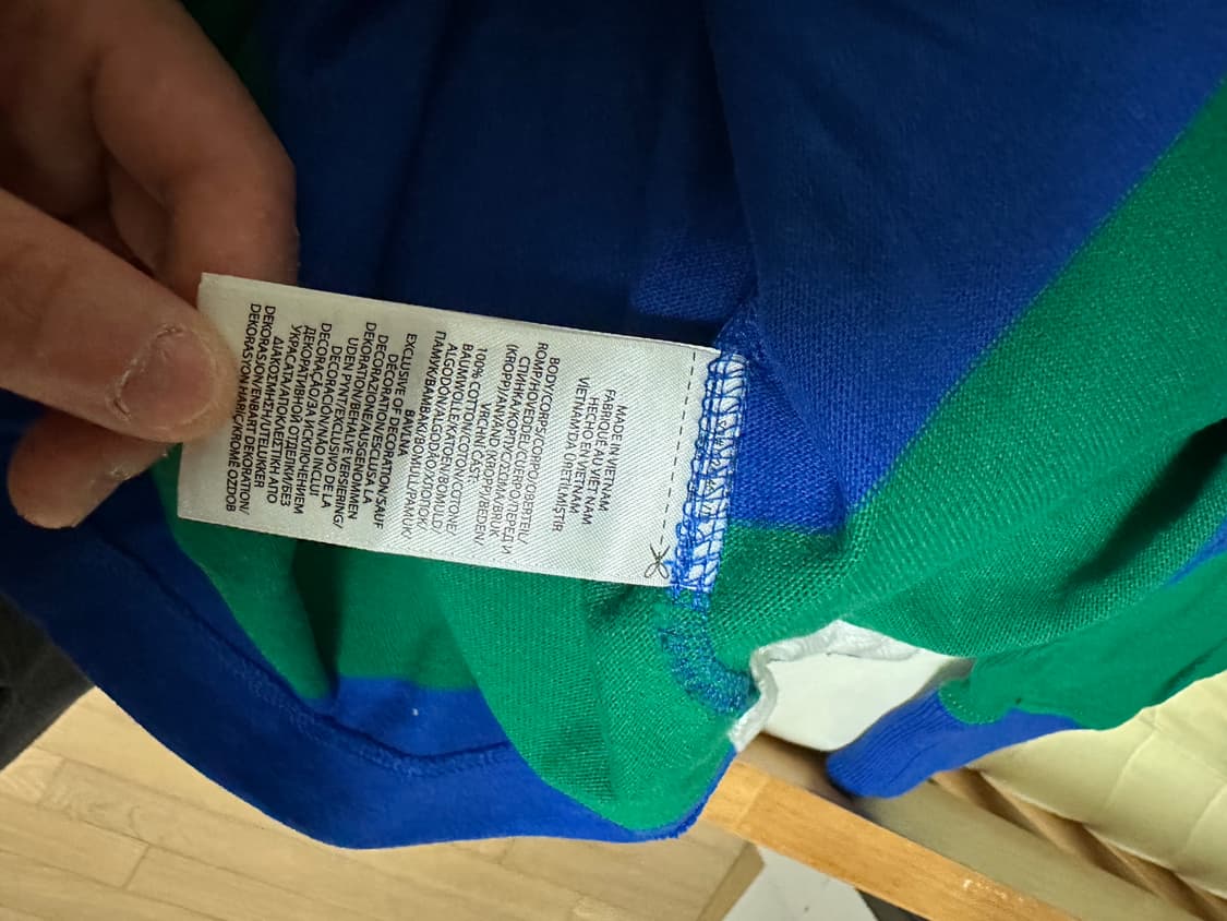 폴로 랄프로렌 럭비카라티 L 그린/블루(새상품급!!) 상품이미지3