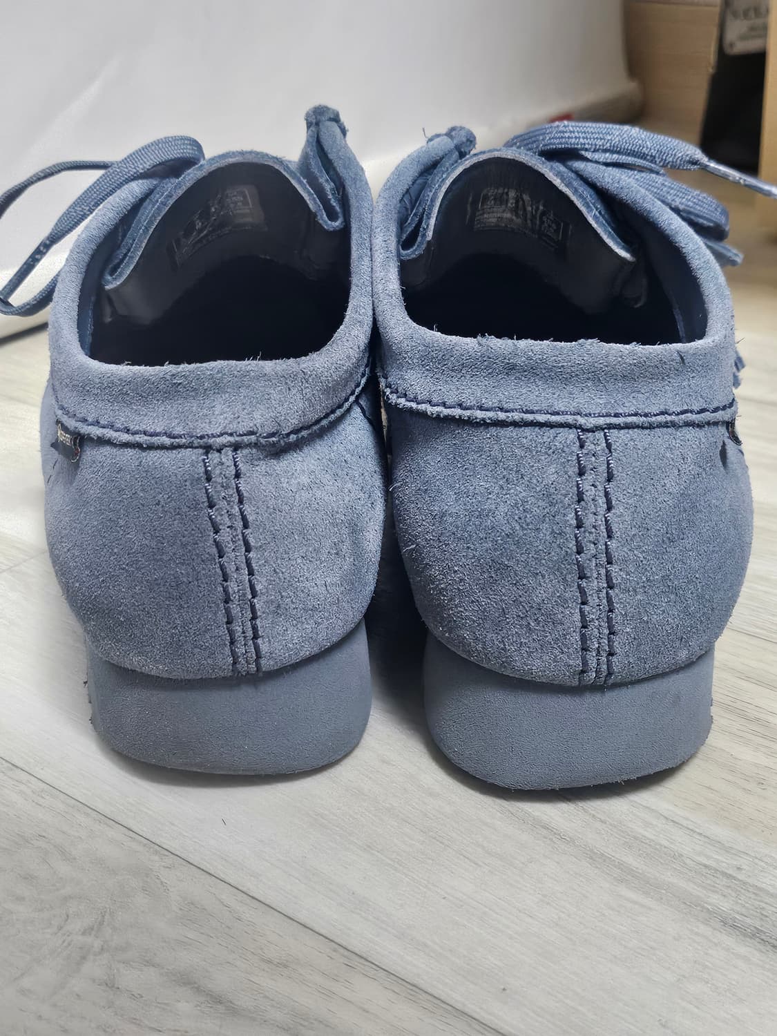 클락스 왈라비 고어텍스 블루그레이 상품이미지4