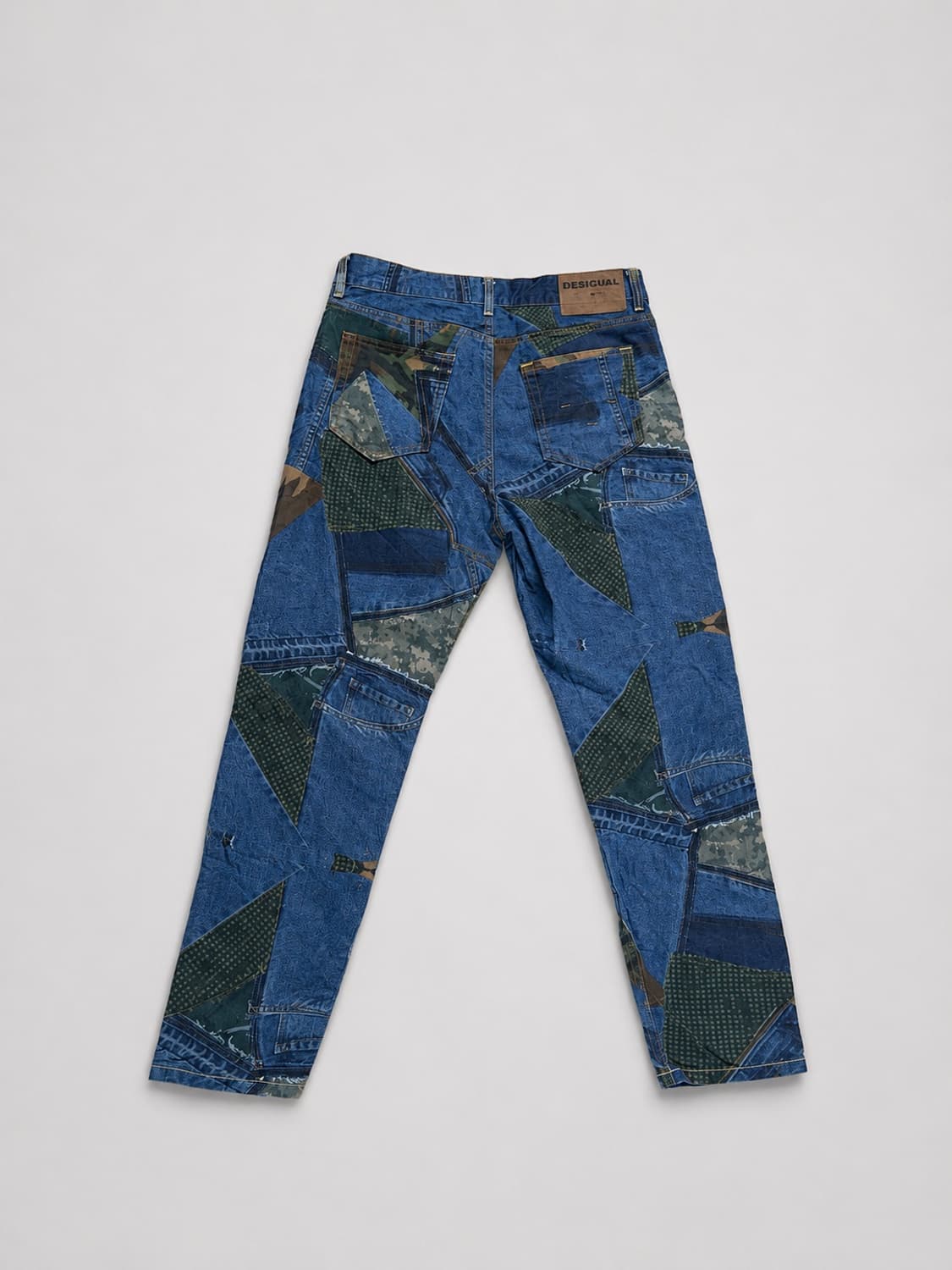 Desigual patchwork camouflage denim pant 상품이미지2
