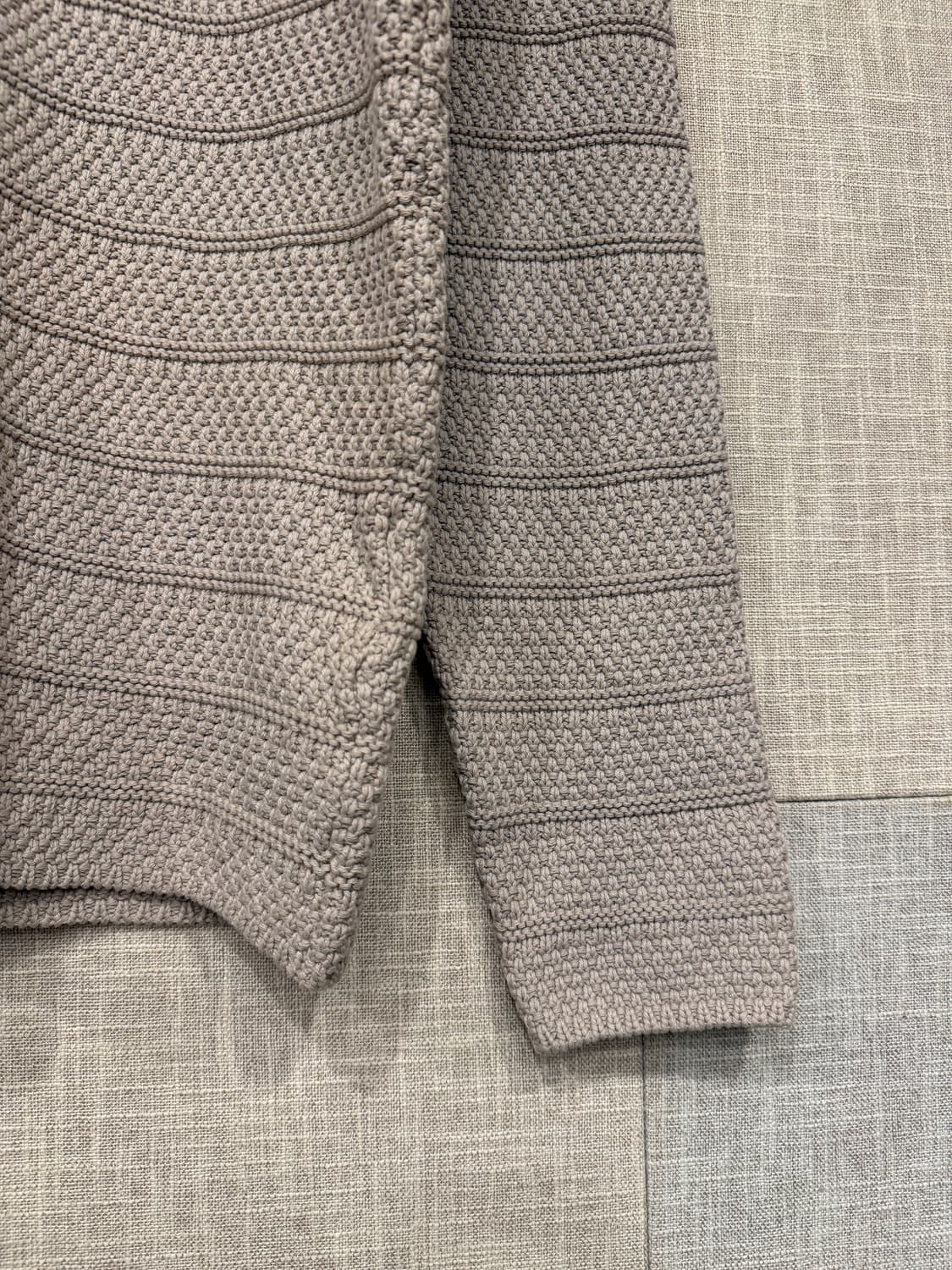 [택달린새상품] ZARA MAN 자라맨 니트 XL 샌드베이지 상품이미지3