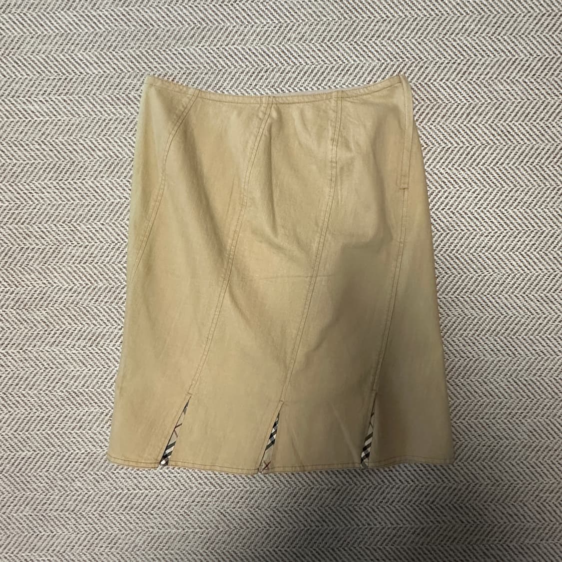 BURBERRY cotton skirt beige 상품이미지1