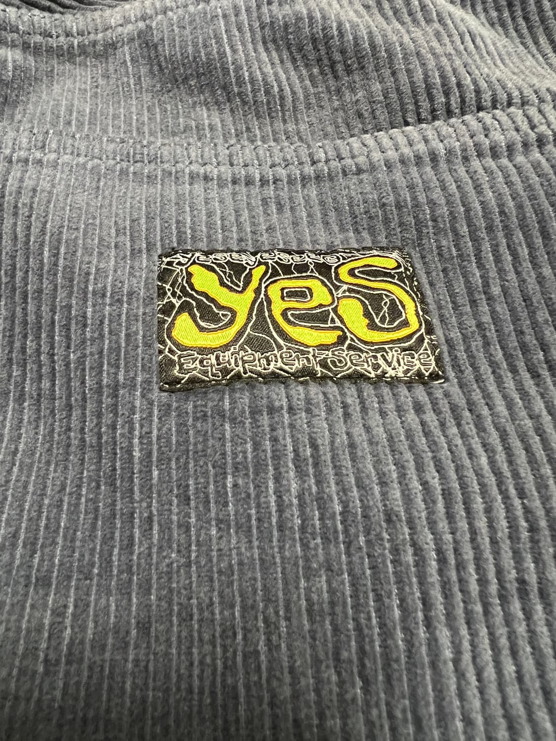 예스아이씨 코듀로이 더블니 카펜더 팬츠 그레이네이비 L / 워크웨어 무드 상품이미지6