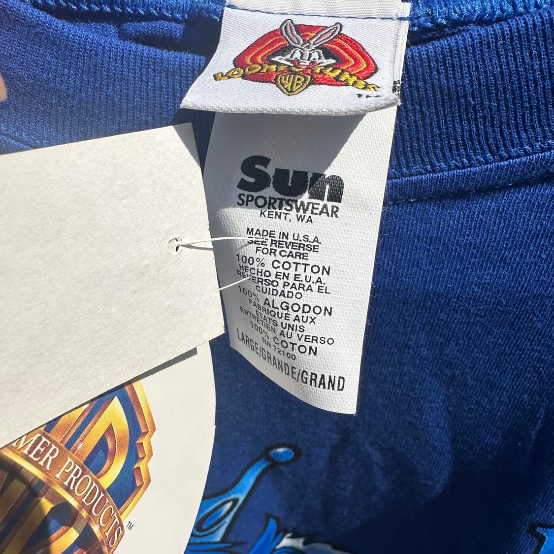 97 made in usa looney tunes taz t shirt 상품이미지6