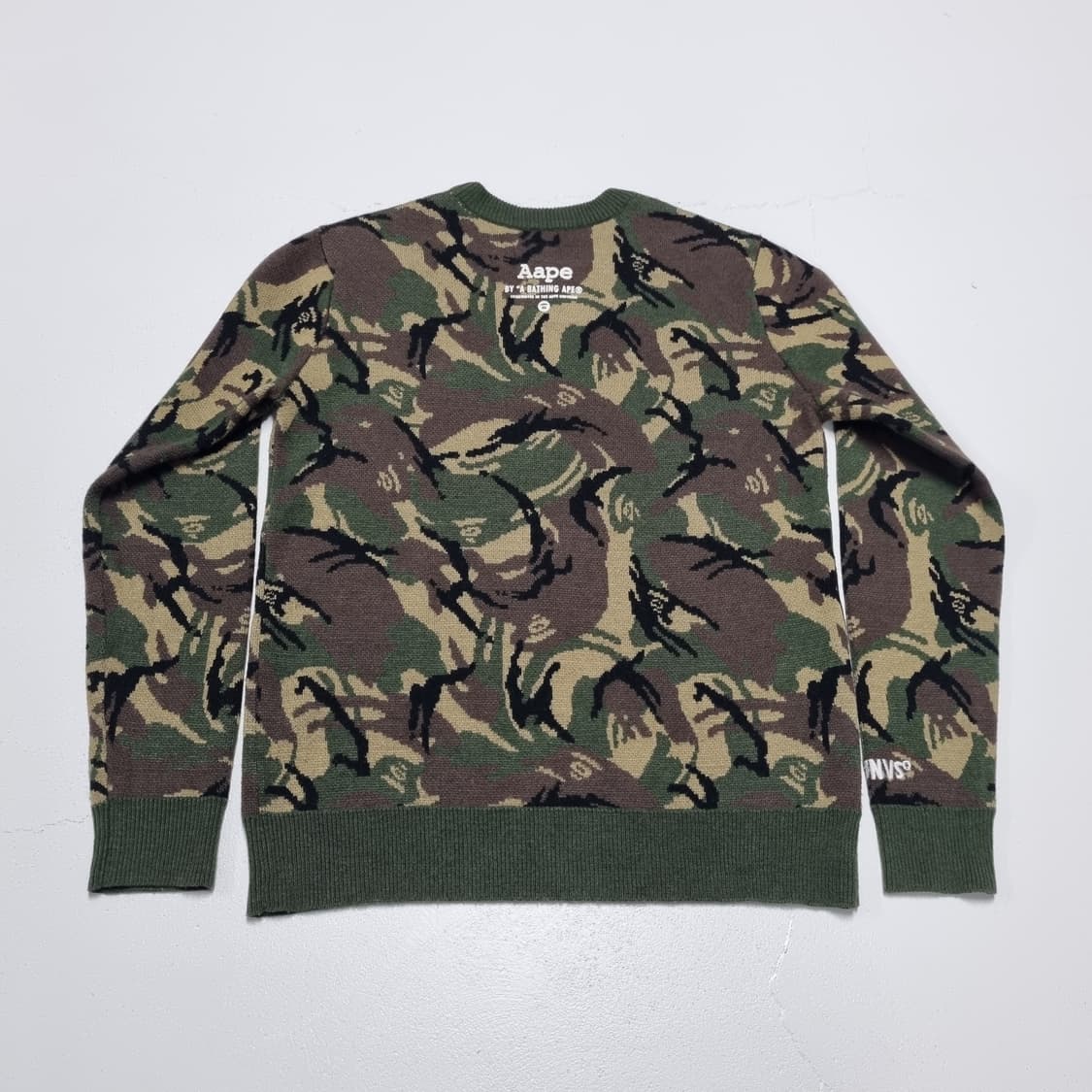 AAPE 카모 니트 - XS 상품이미지2