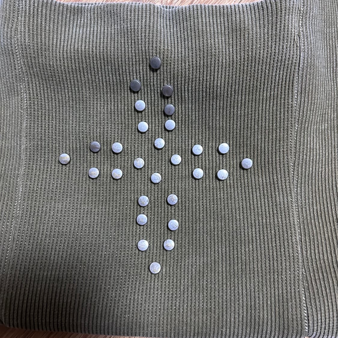 oinimi corduroy studs shoulder bag 상품이미지6