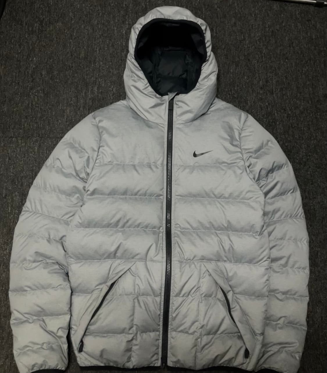 나이키 덕다운 패딩 후디 회색 상품이미지1