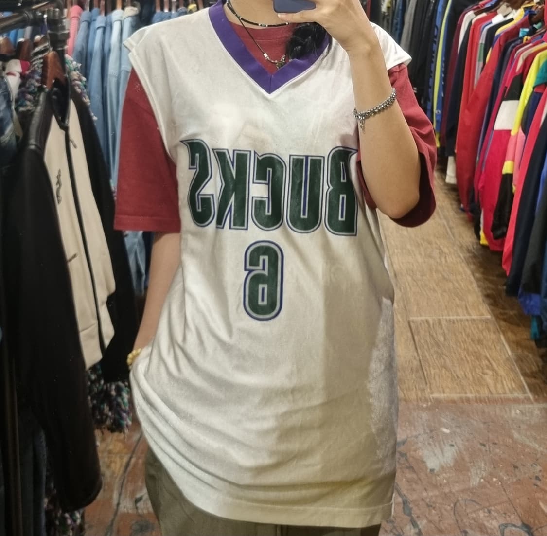 [Hi] nba 농구나시 화이트 상품이미지3