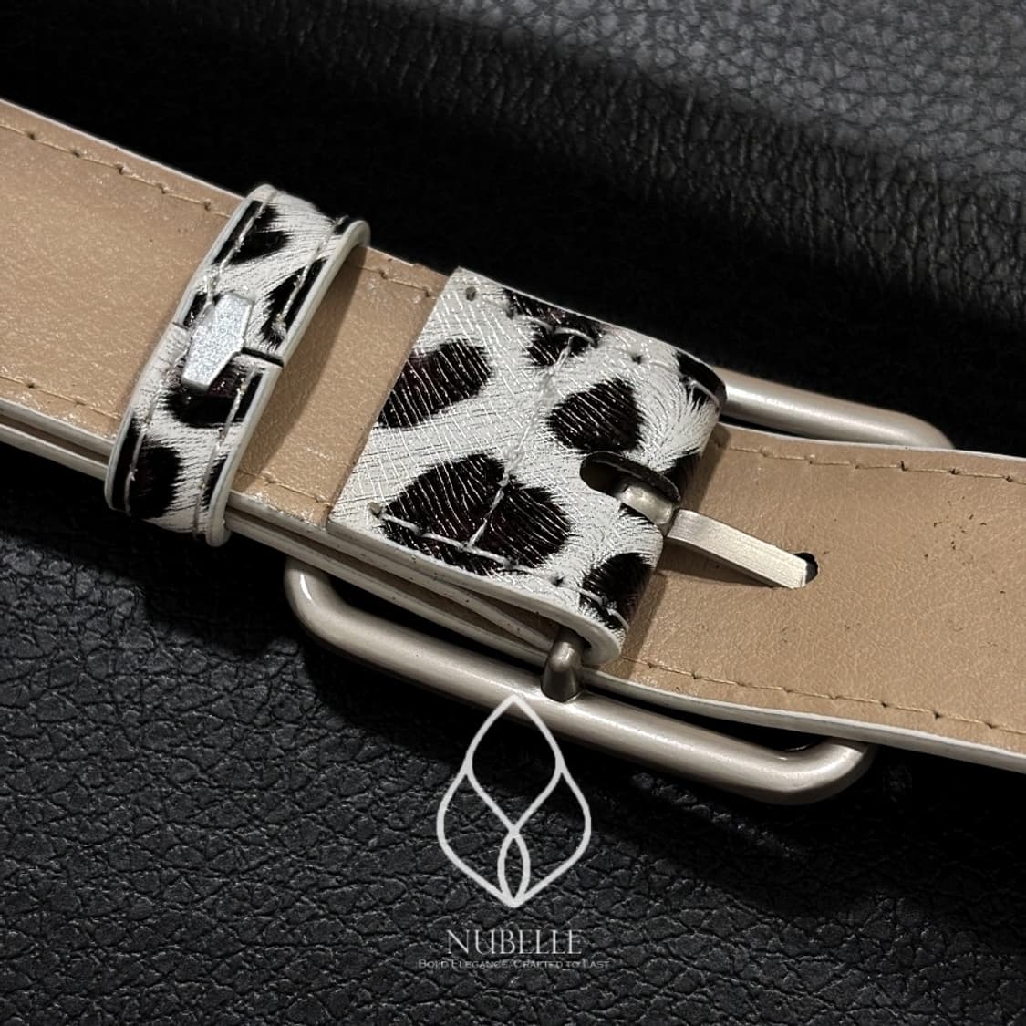 🌗 Dalmatian belt / 달마시안 호피 가죽 벨트 상품이미지8