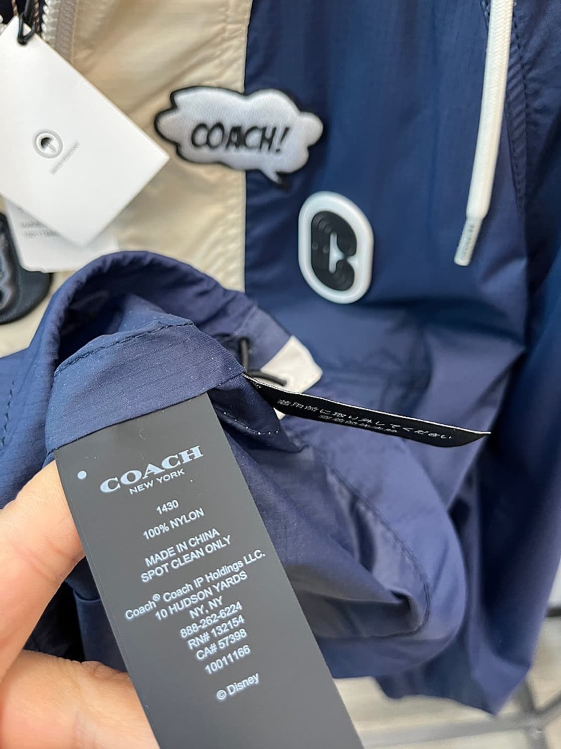 95-100) 코치x마블패치 나일론 아노락  상품이미지7