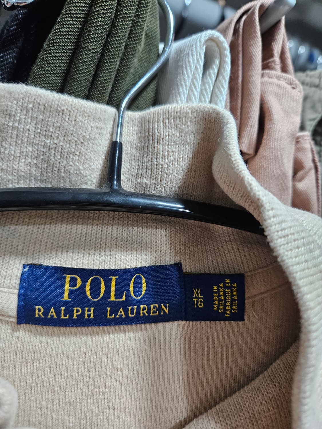 폴로랄프로렌 하프집업 베이지 XL 상품이미지3