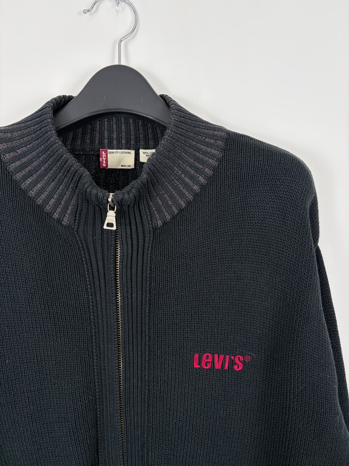 a8) 리바이스 빅로고 헤비니트집업 상품이미지2