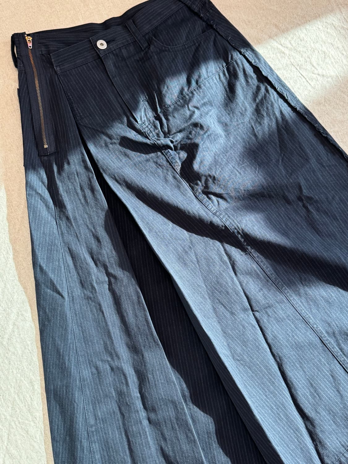 준야와타나베 16ss 스트라이프 비대칭 스커트 상품이미지7