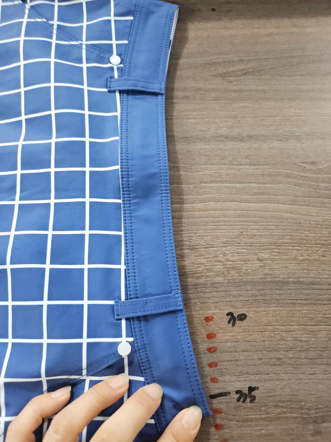 르꼬끄골프 여성 반팔 카라티 90 + 체크 스커트 69 상품이미지8