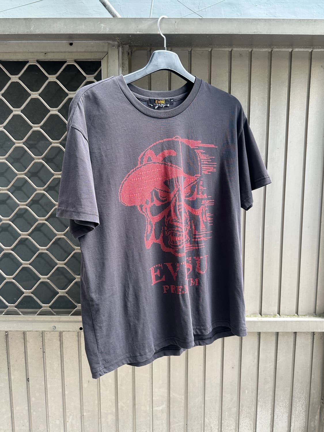 EVISU printing tee -black 상품이미지2