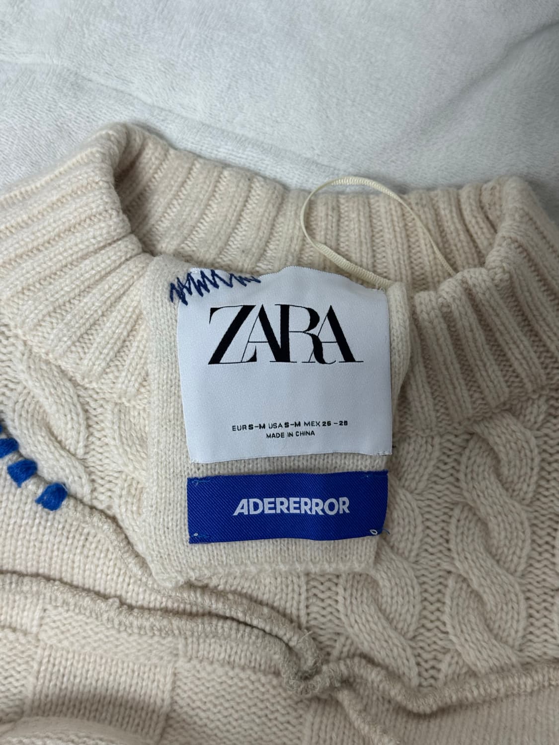 자라 아더에러 패치워크 니트 S-M 상품이미지4