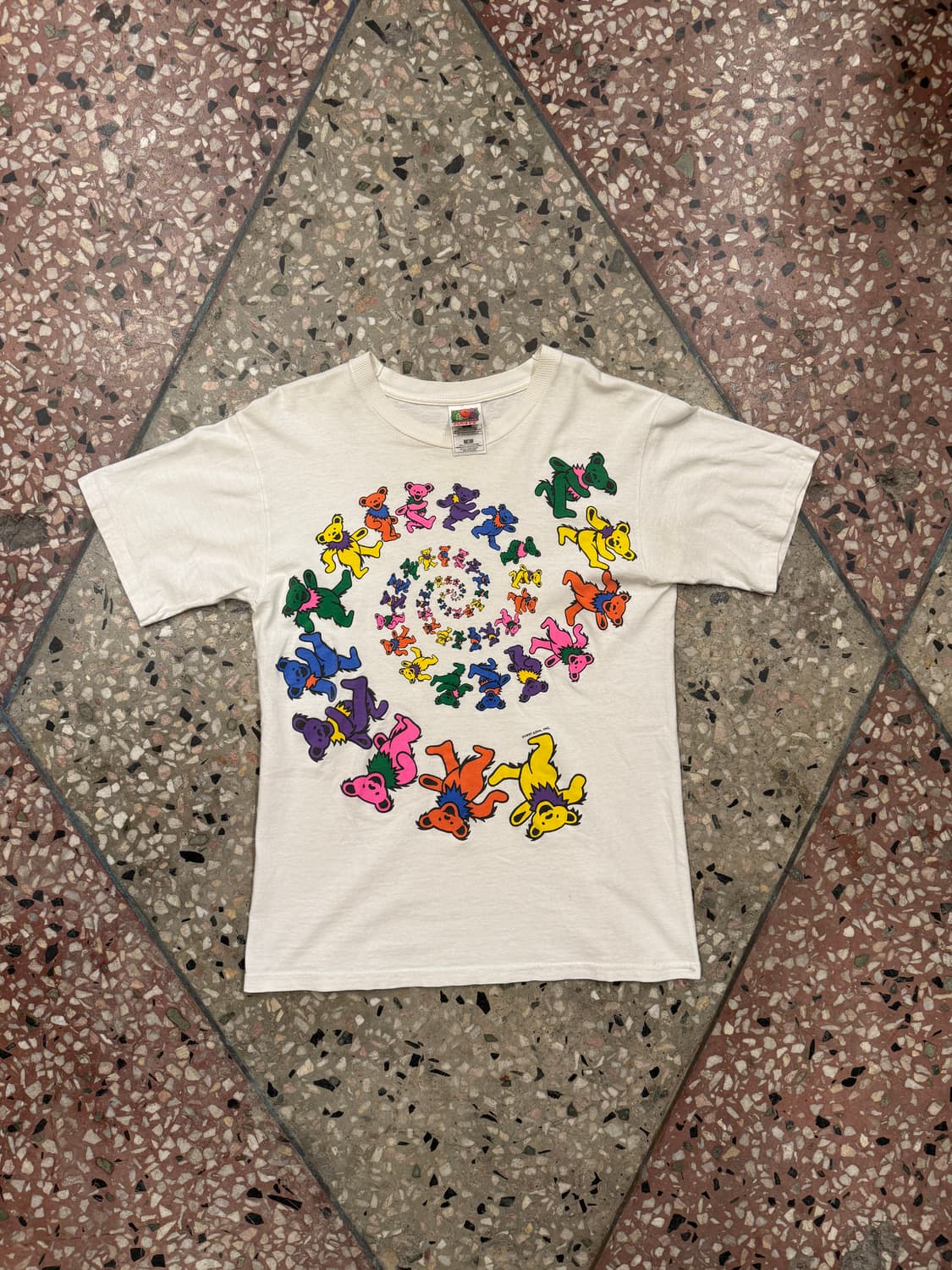 90s 그레이트풀데드 댄싱베어 티셔츠 (S) 상품이미지1