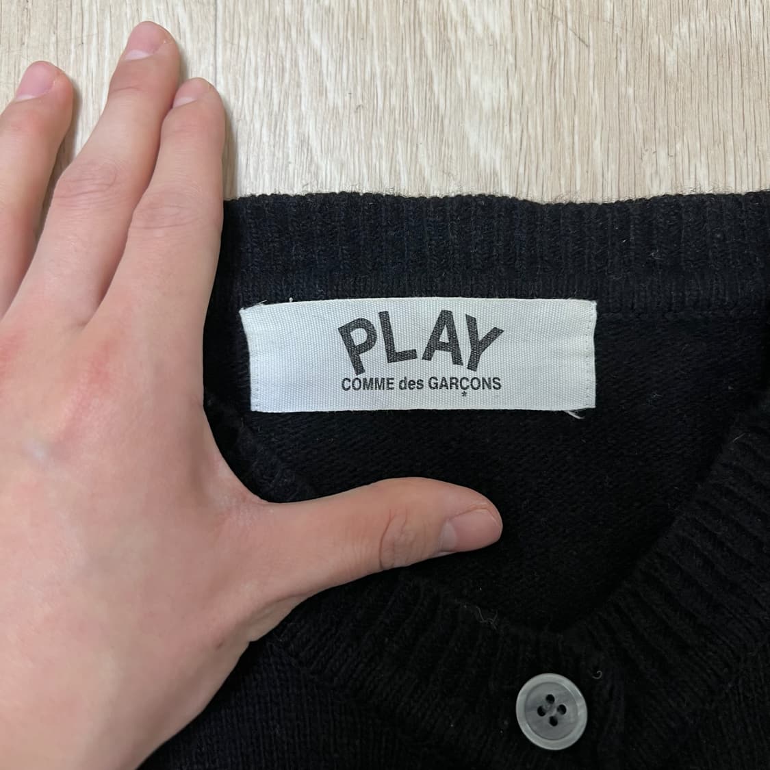 꼼데가르송 재팬 여성 니트 가디건 S/90  상품이미지4