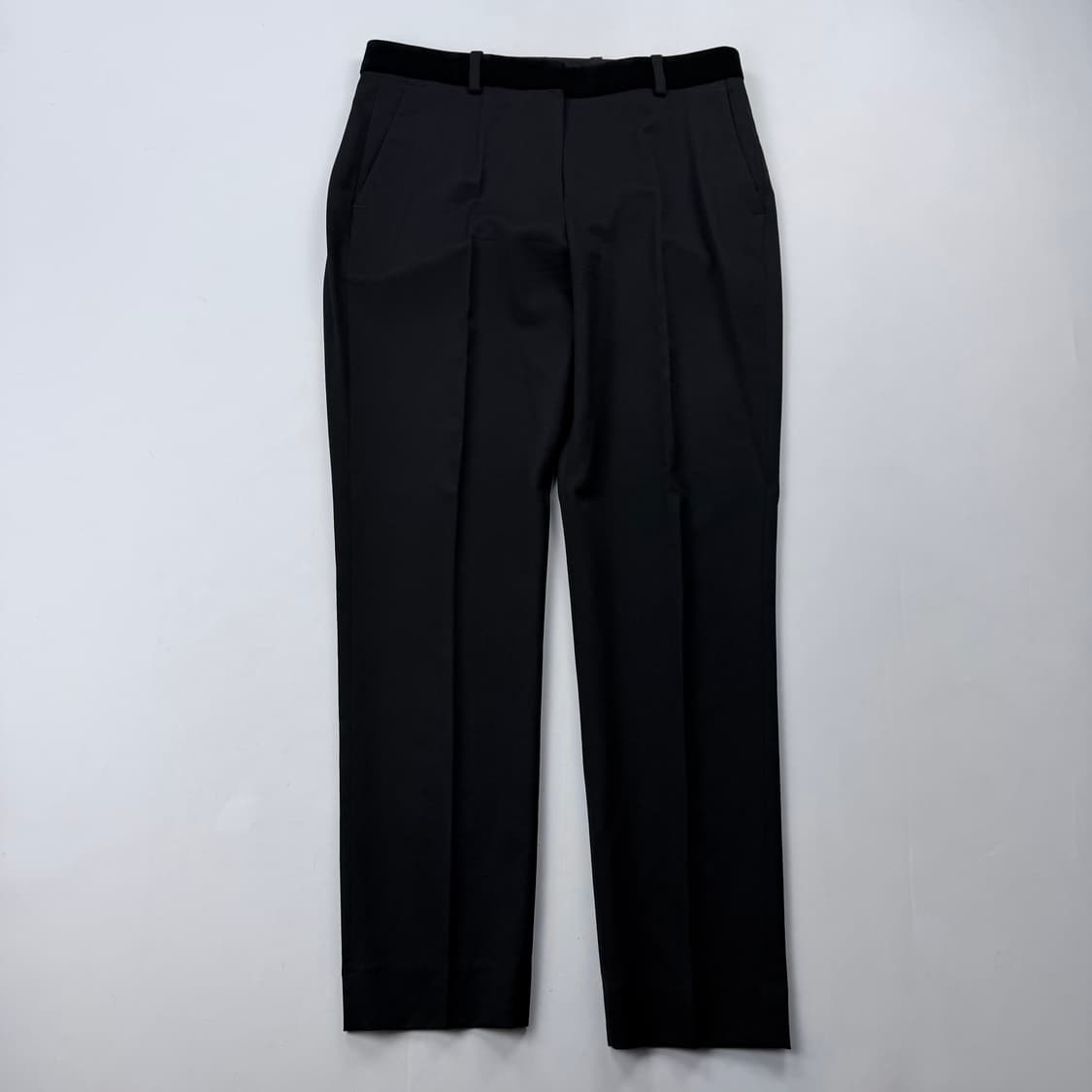 더쿠플스 벨벳 포인트 핀턱 슬랙스 상품이미지1