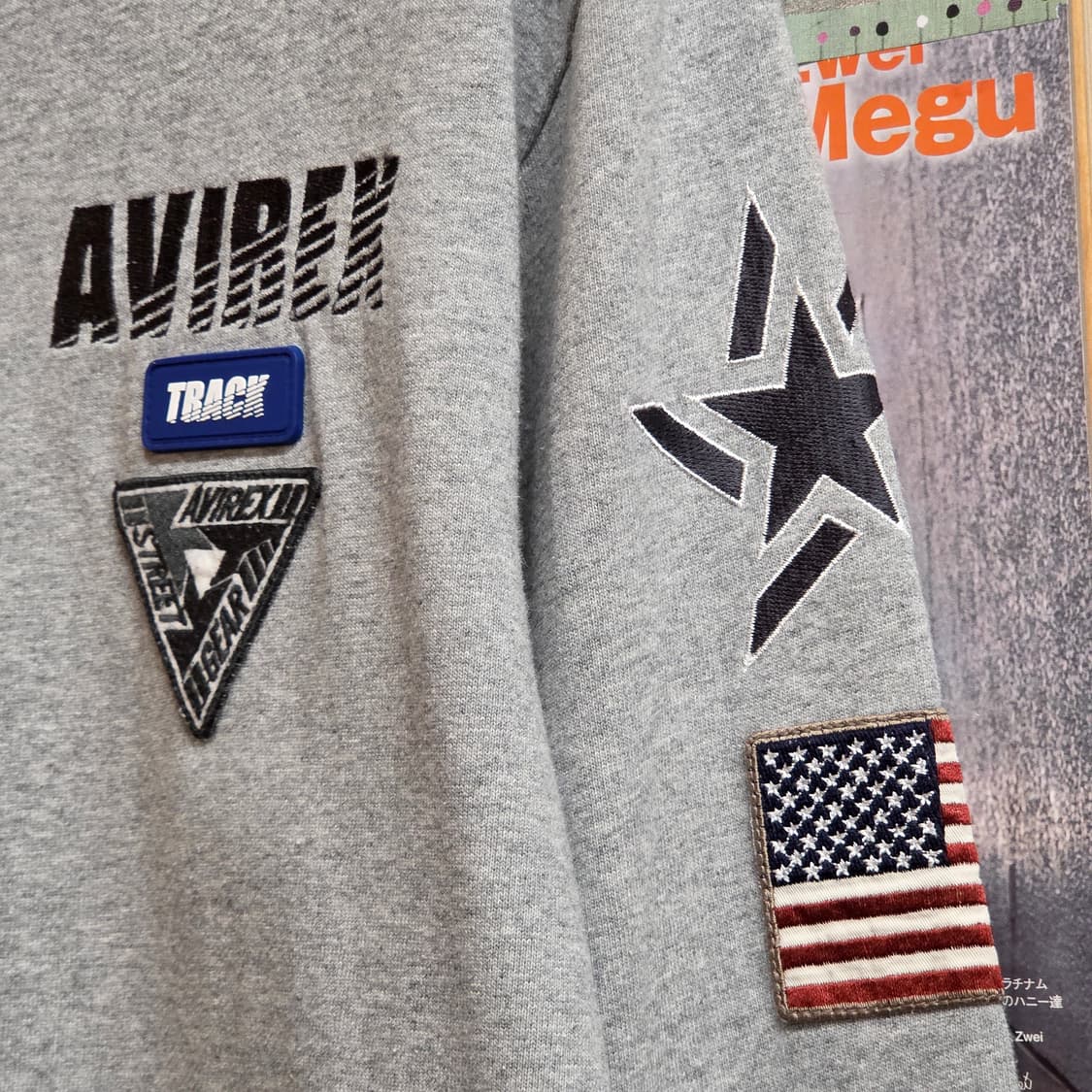 JPN 아비렉스 빅 자수 로고 롱슬리브 상품이미지7