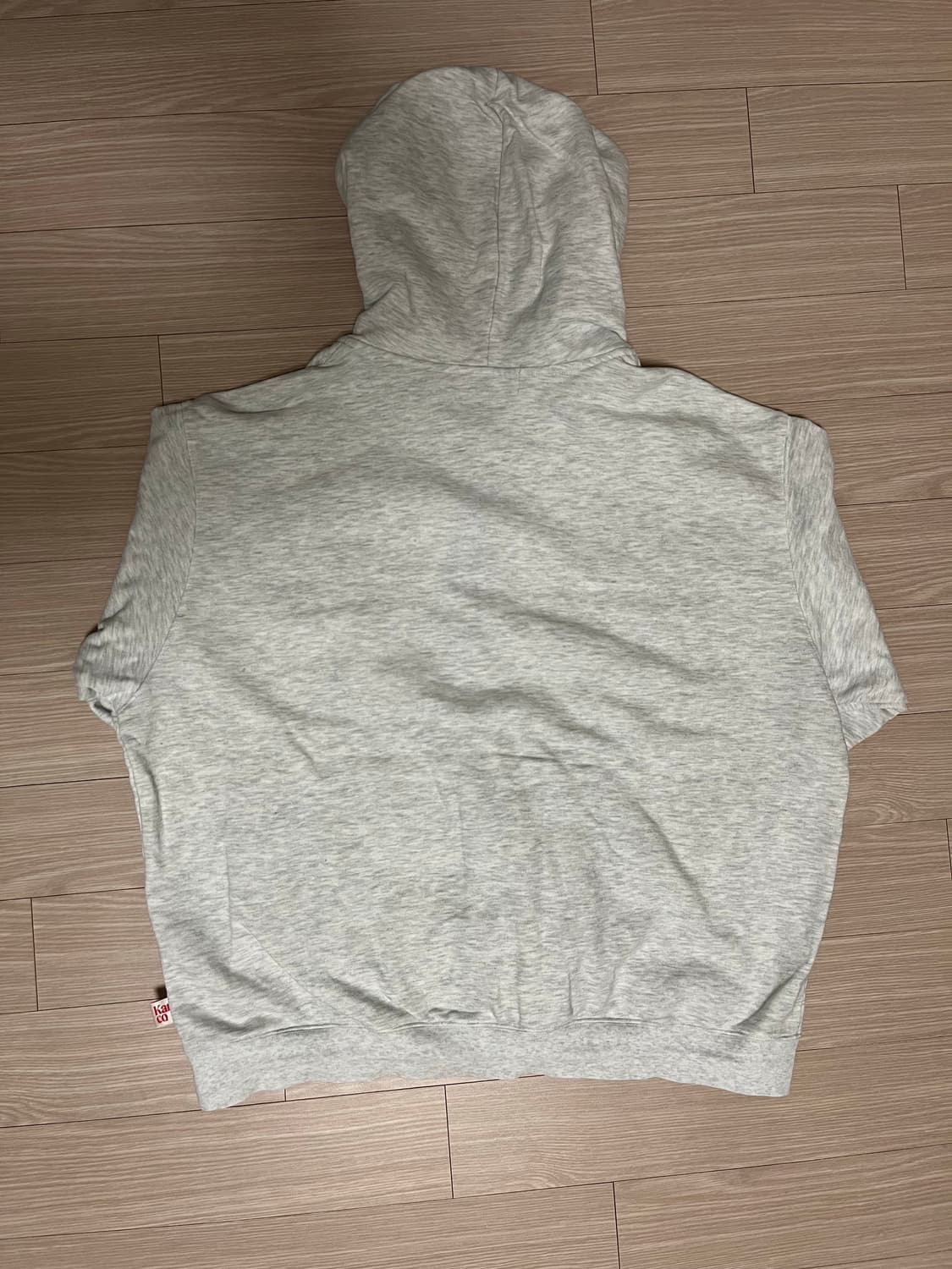 칸코 멜란지 그레이 후드집업 상품이미지10