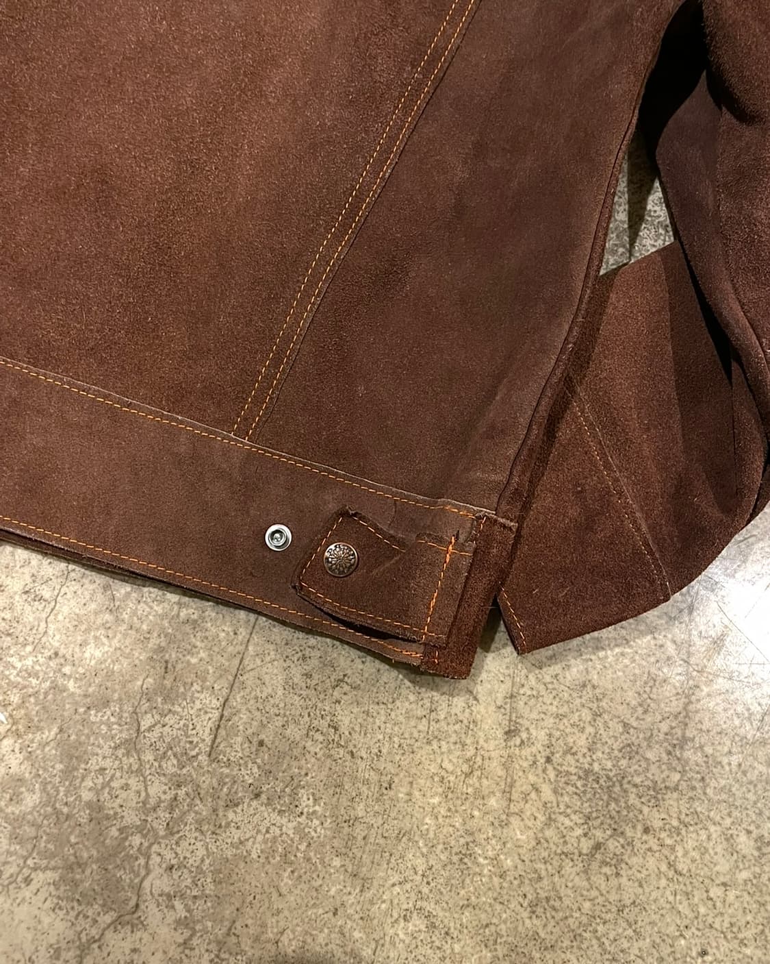 70‘s Trailmaster 스웨이드 레더 자켓 (B5128) 상품이미지7