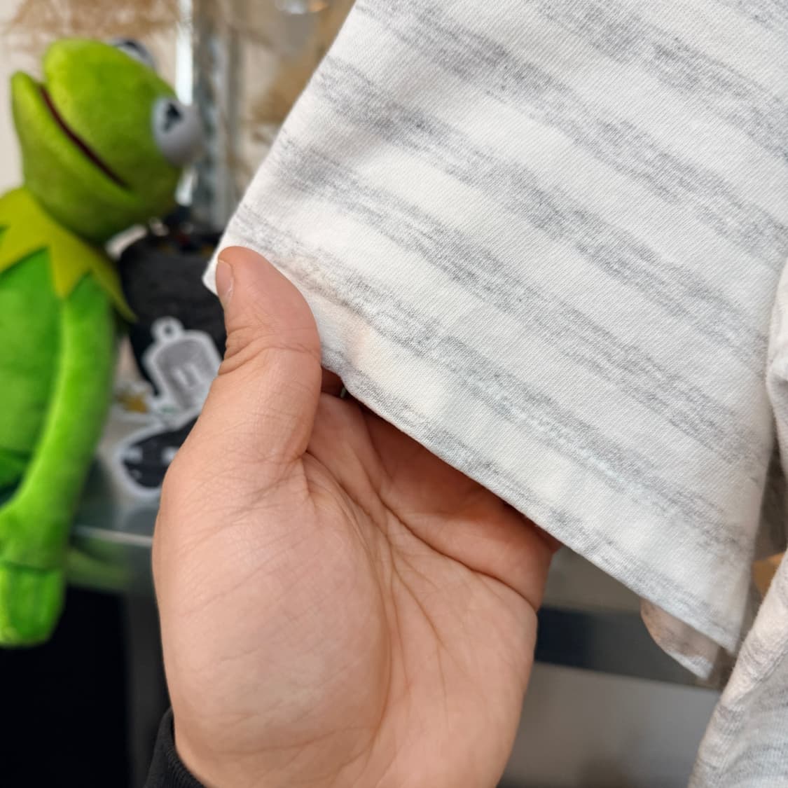 90S 콜로라도 USA MILLER 베이스 그레이 스트라이프 싱글스티치 상품이미지4