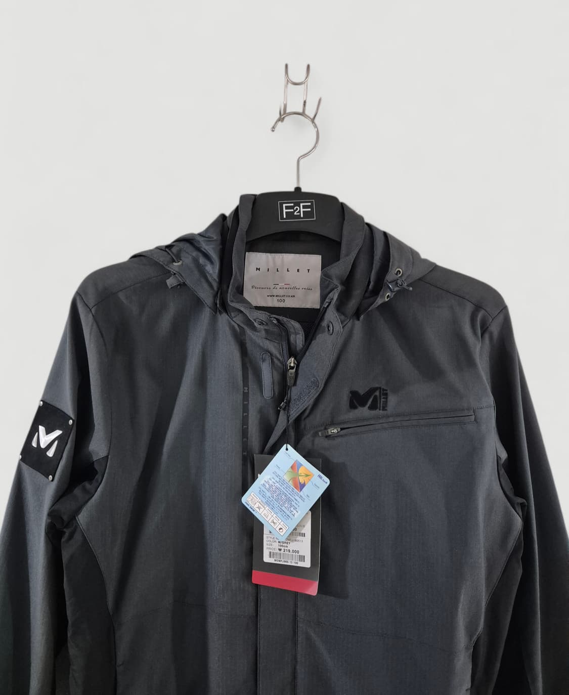 새상품[100]밀레 빈티지 바람막이자켓 Men 상품이미지1