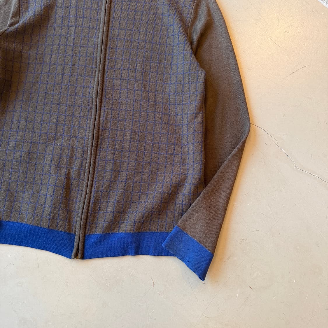 돌체 앤 가바나 체크 니트 집업 상품이미지2