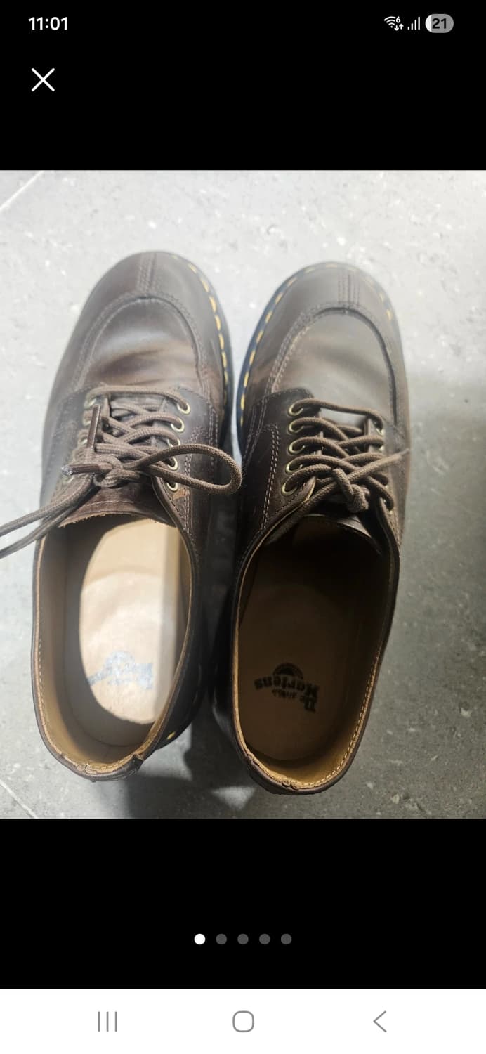 (거의새거)닥터마틴 2046 유팁 브라운 로퍼 250 상품이미지1