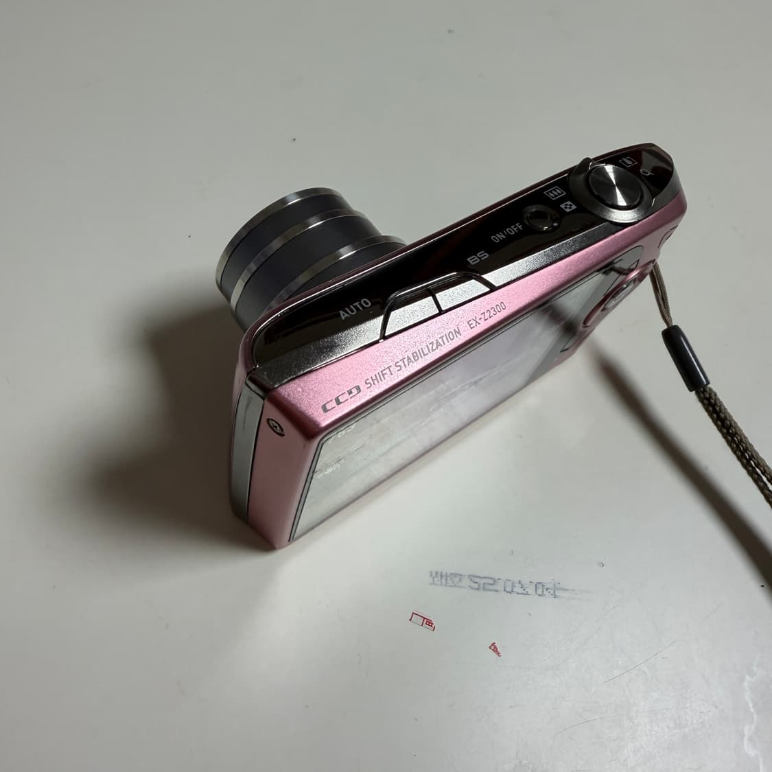 카시오 엑슬림 z2300 핑크색 카메라 상품이미지3