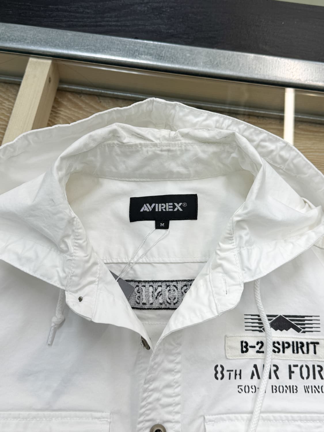 아비렉스 U.S.A.F 투포켓 후드 셔츠 상품이미지10