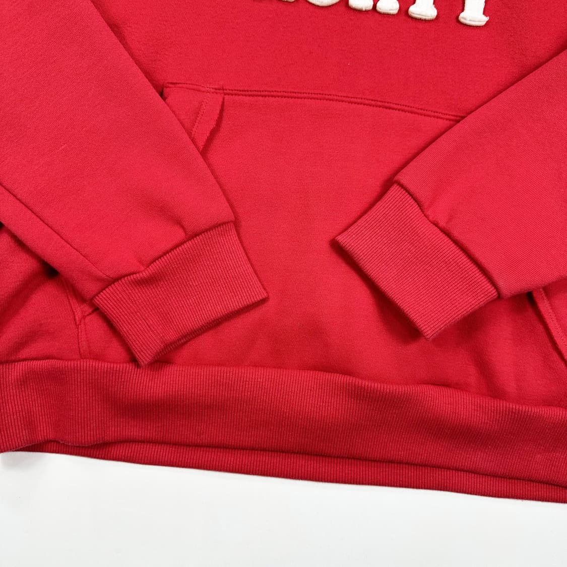에비수 진스 엔젤 이니셜 레드 후드티 (L) 상품이미지4
