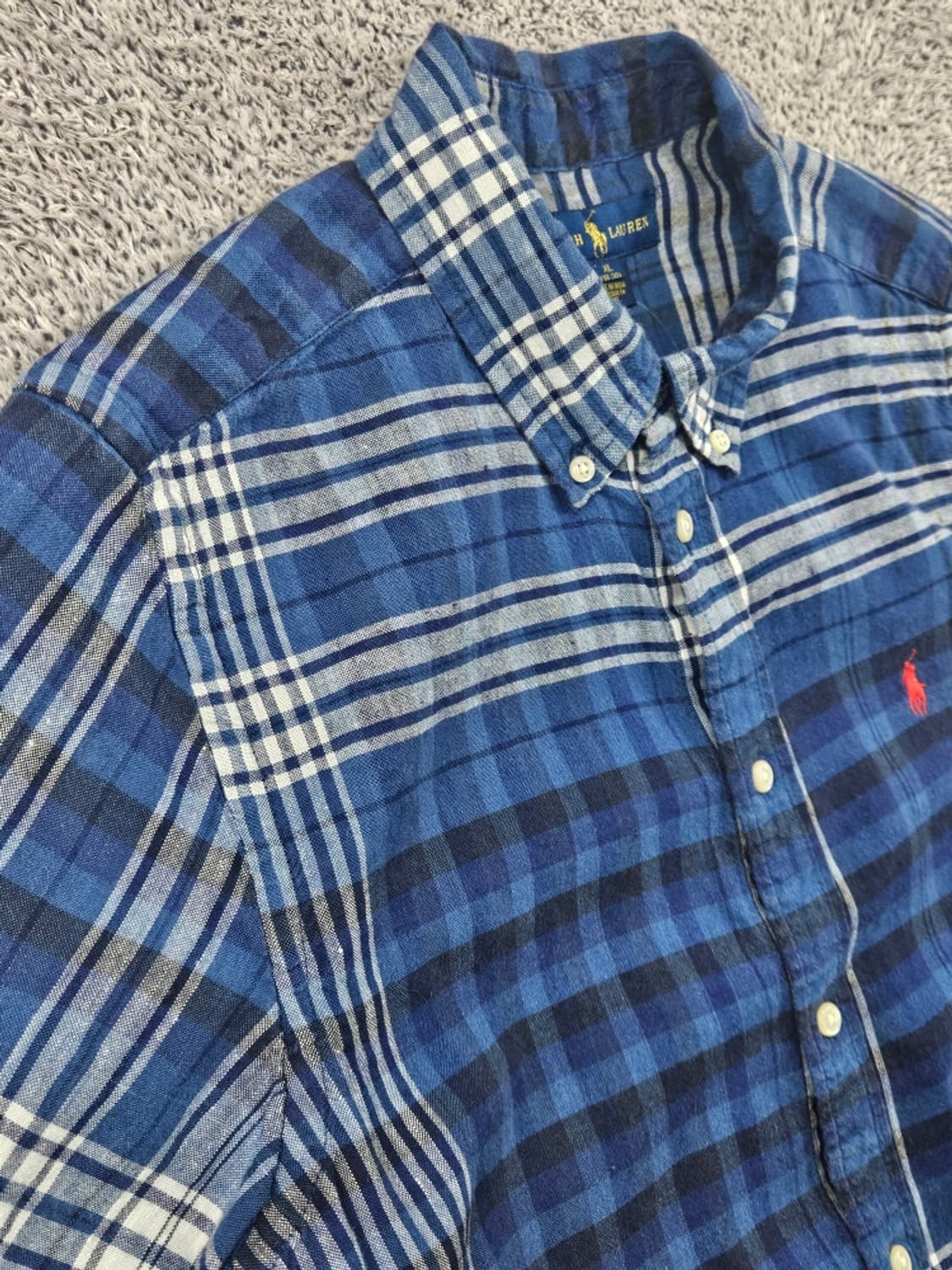폴로랄프로렌 체크 하프 반팔 셔츠 ( XL ) / 11919 상품이미지6