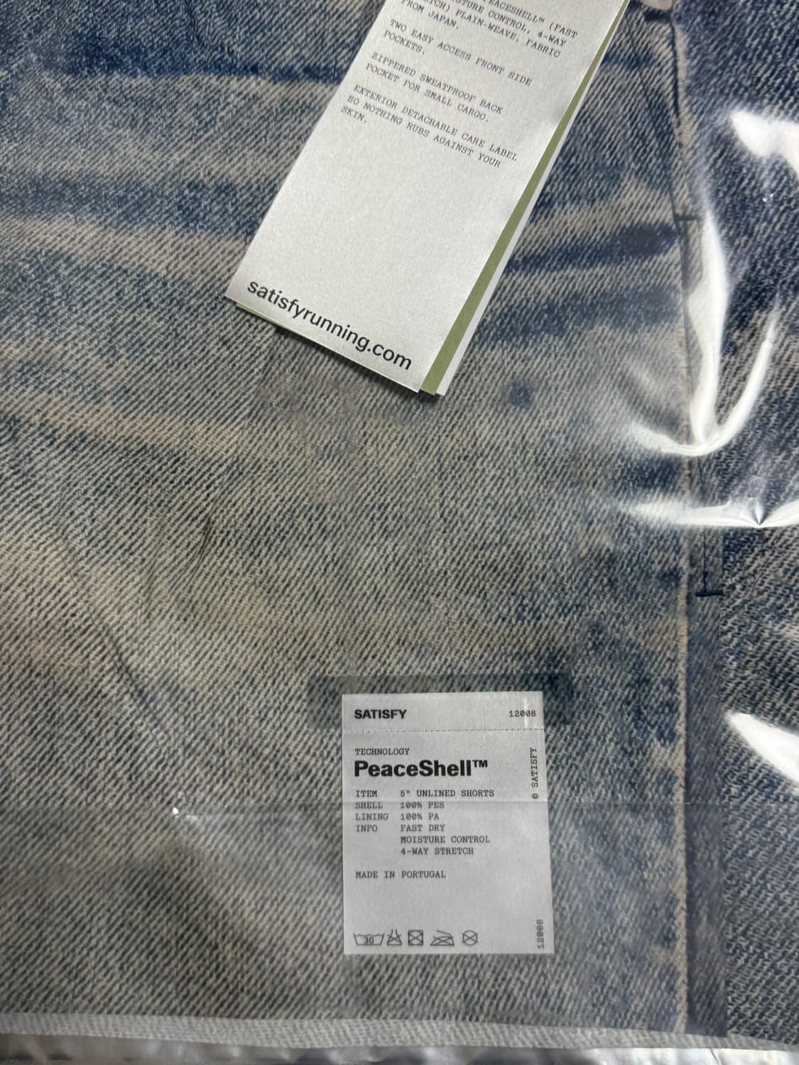 [XL] 새티스파이 피스쉘 5인치 디지털 데님 쇼츠 상품이미지4