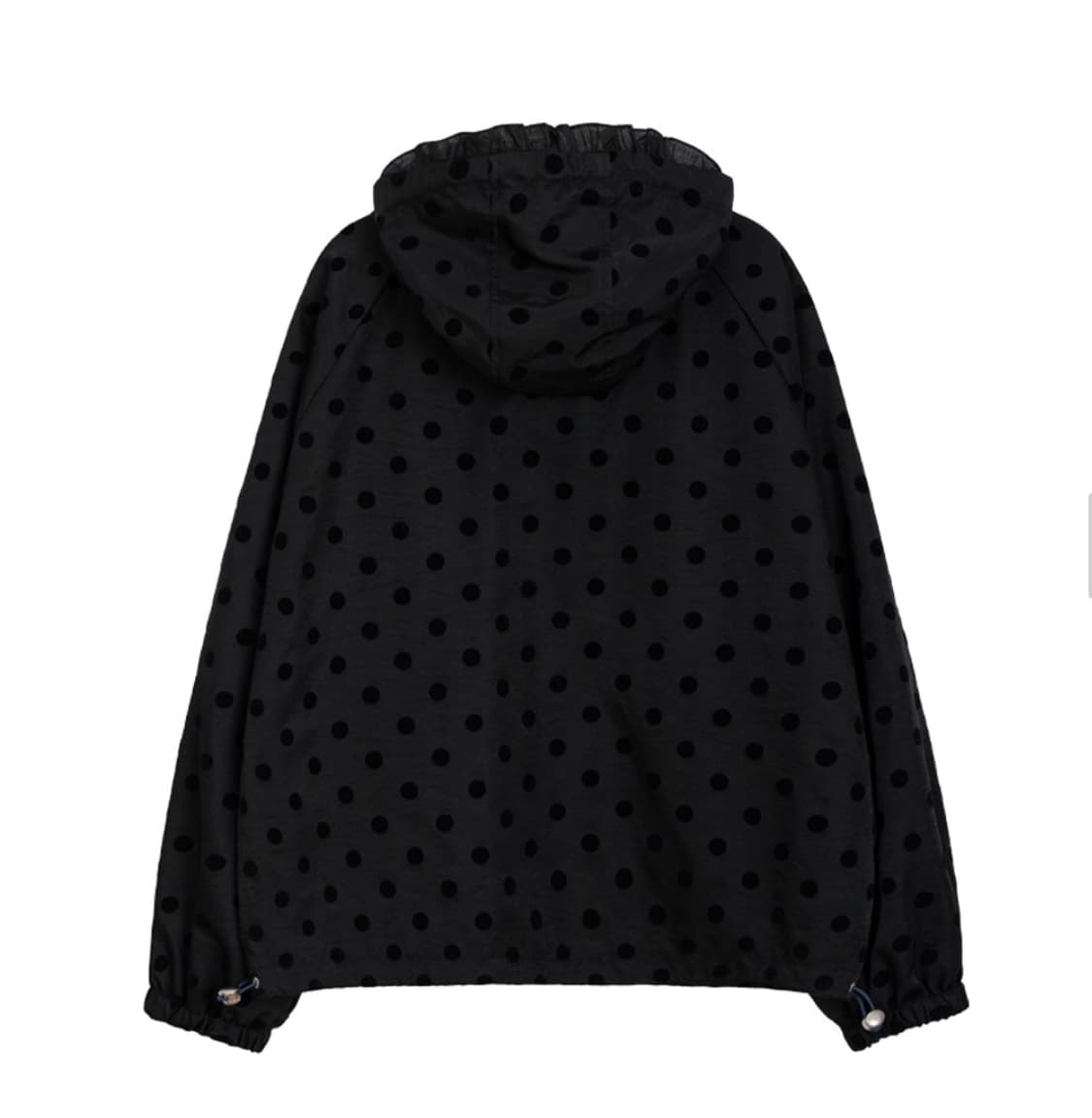 오헤시오 dot frill hooded windbreaker jumper 상품이미지5