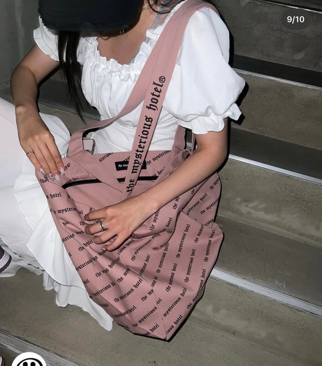 더미스테리어스호텔 풀로고 에코 백 상품이미지5