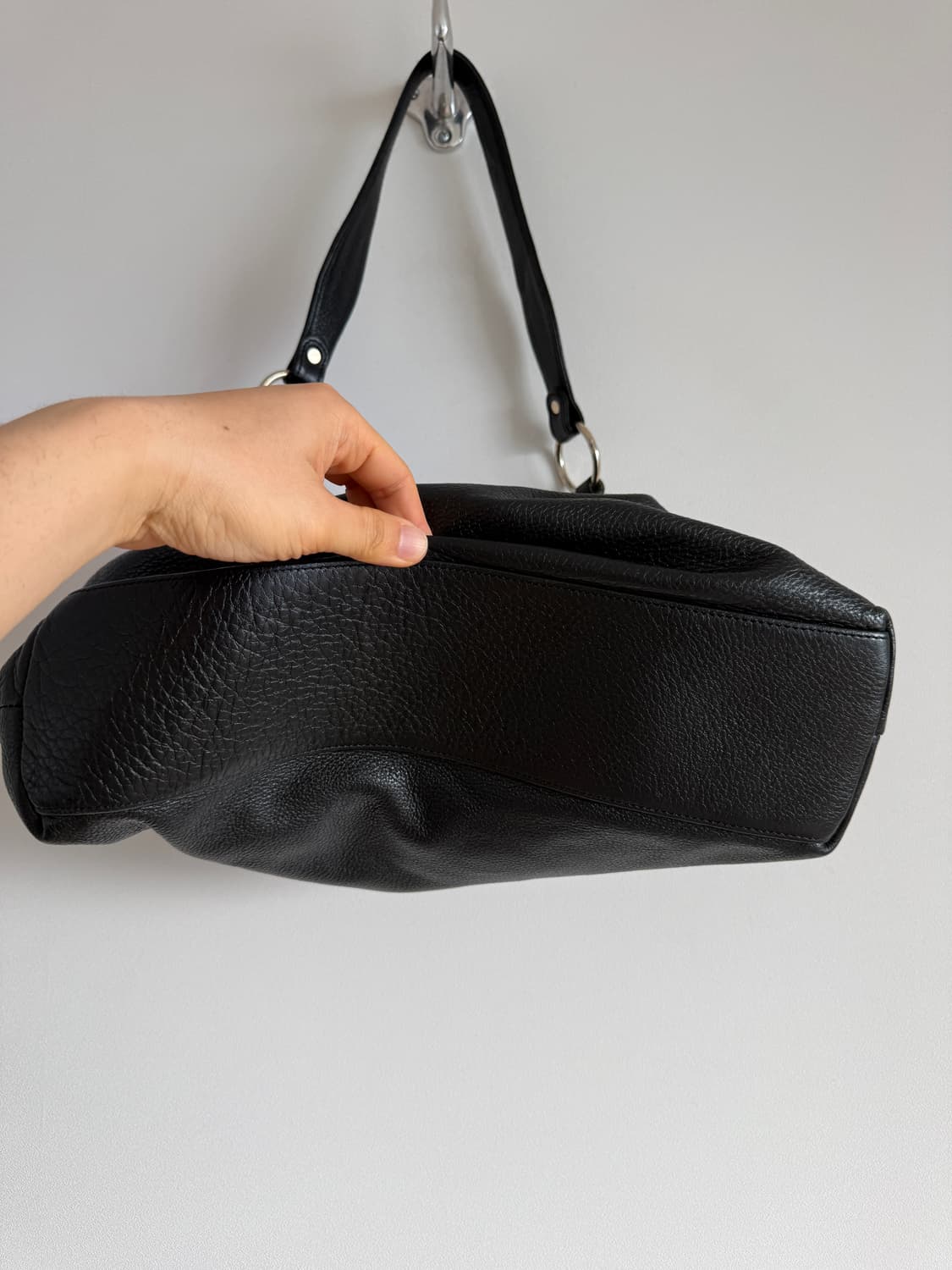 Pre owned 레더 호버 숄더백 상품이미지5