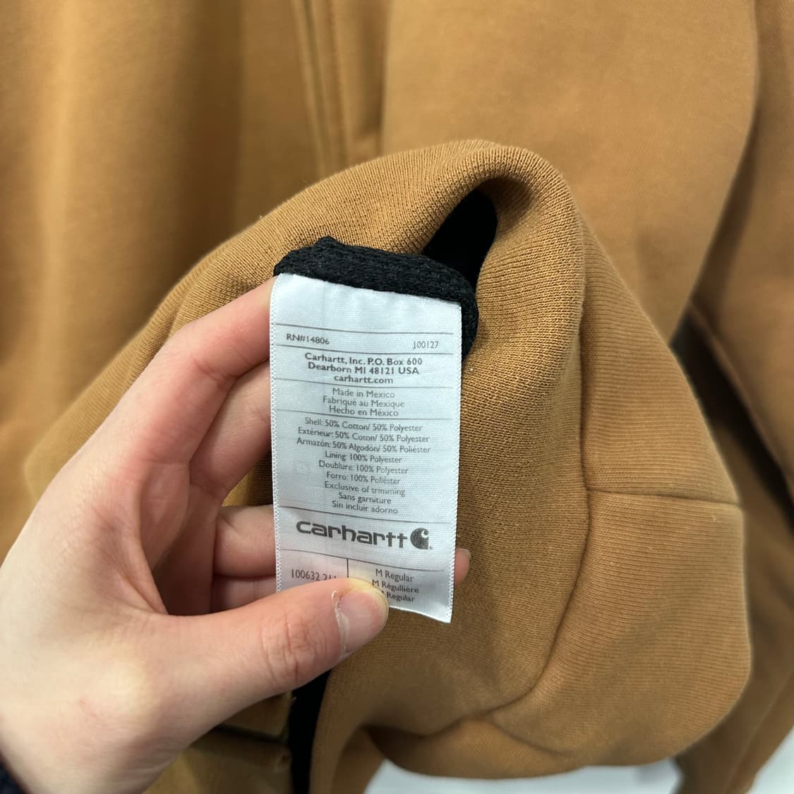 칼하트 써멀 후드집업 상품이미지7