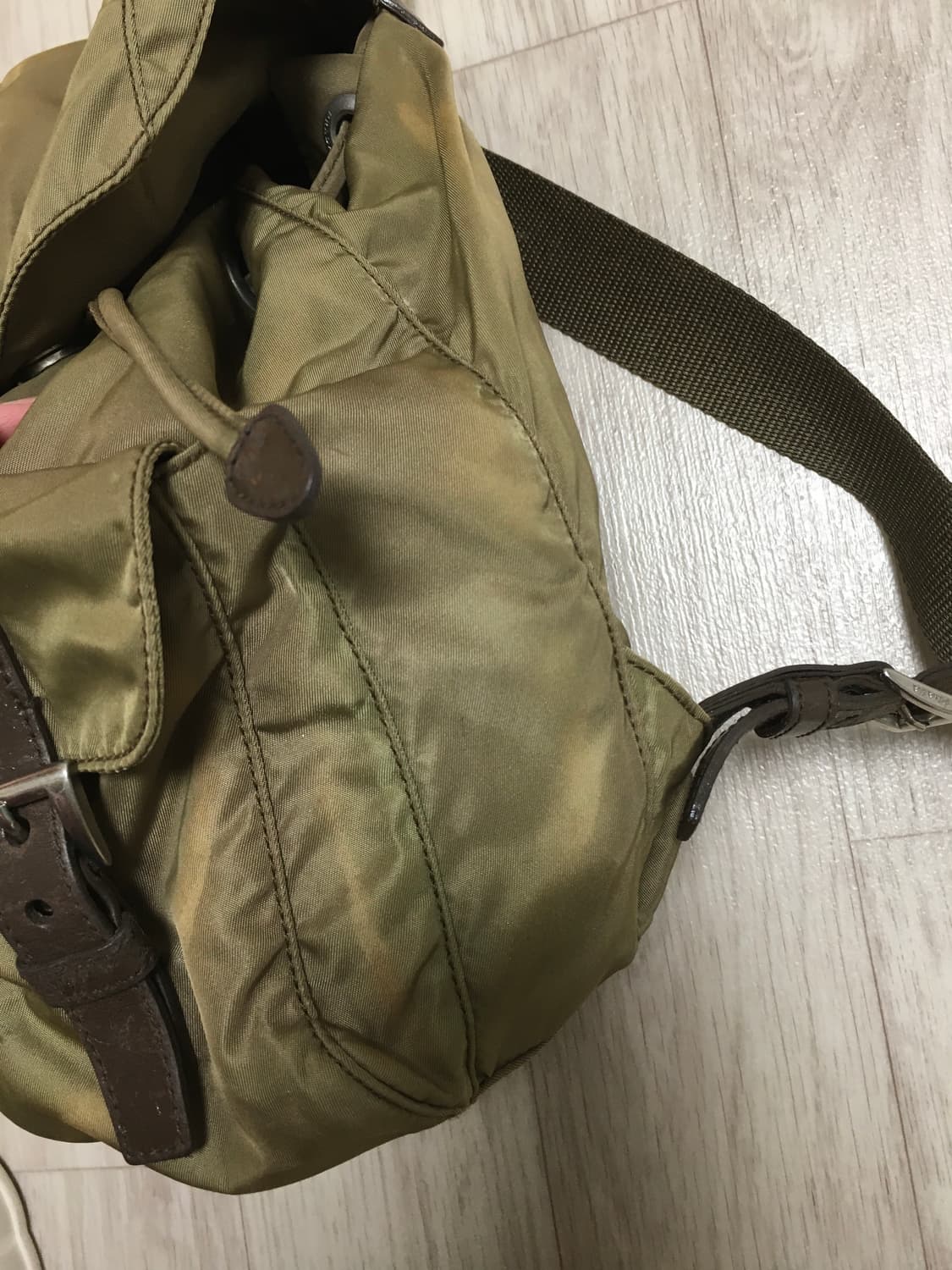 프라다 빈티지 삼각로고 백팩 상품이미지10