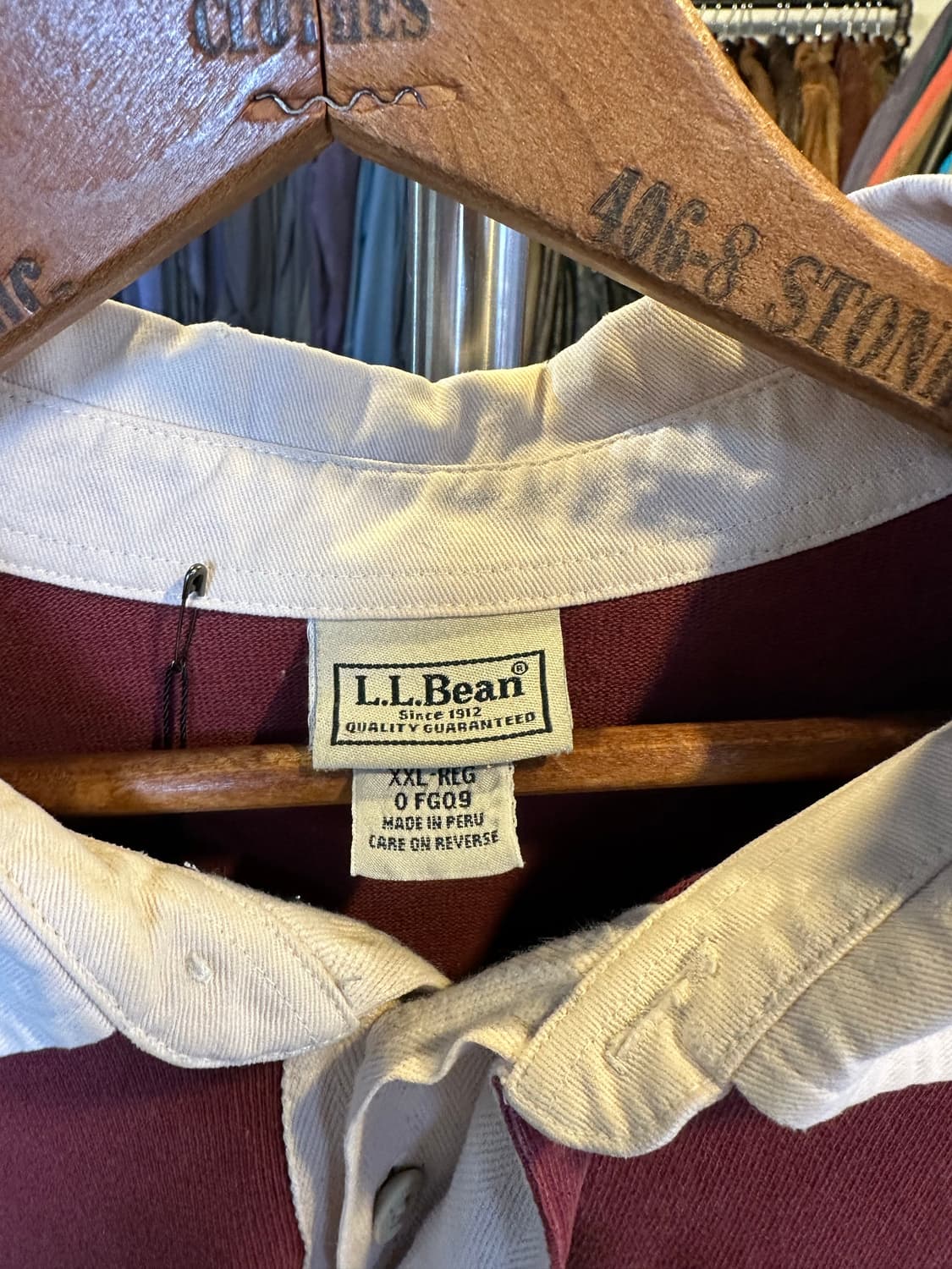 엘엘빈 럭비셔츠 럭비티셔츠 상품이미지7