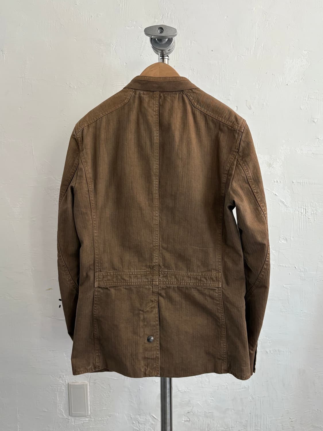 아르마니 익스체인지 브라운 유틸리티 블레이저 자켓 상품이미지7