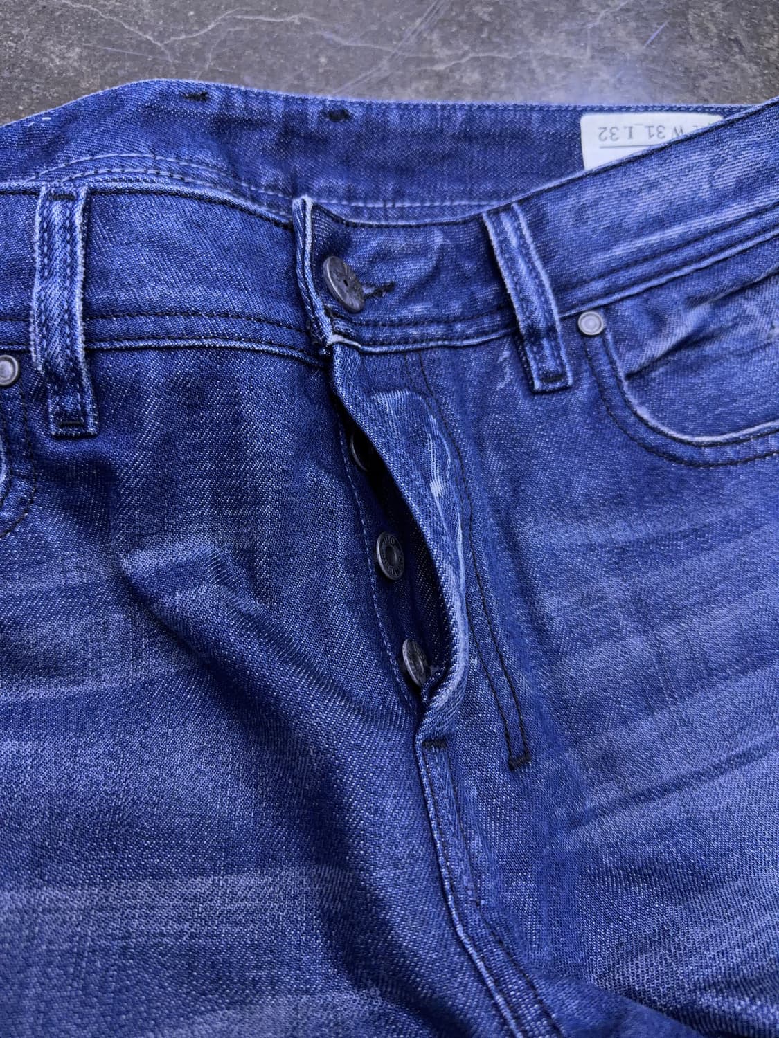 디젤 빈티지 중청 라인 워싱 플레어 부츠컷 데님팬츠 31 상품이미지7