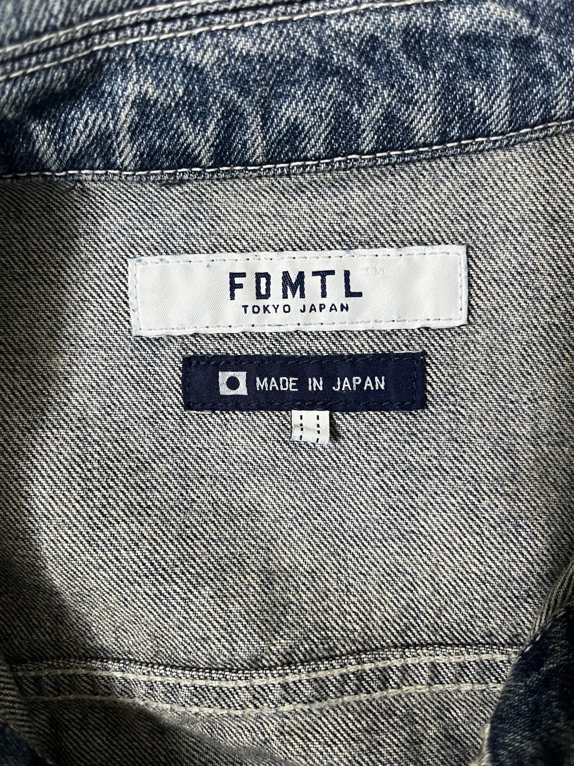 FDMTL 인디고 5YR 워싱자켓 (100) 상품이미지4