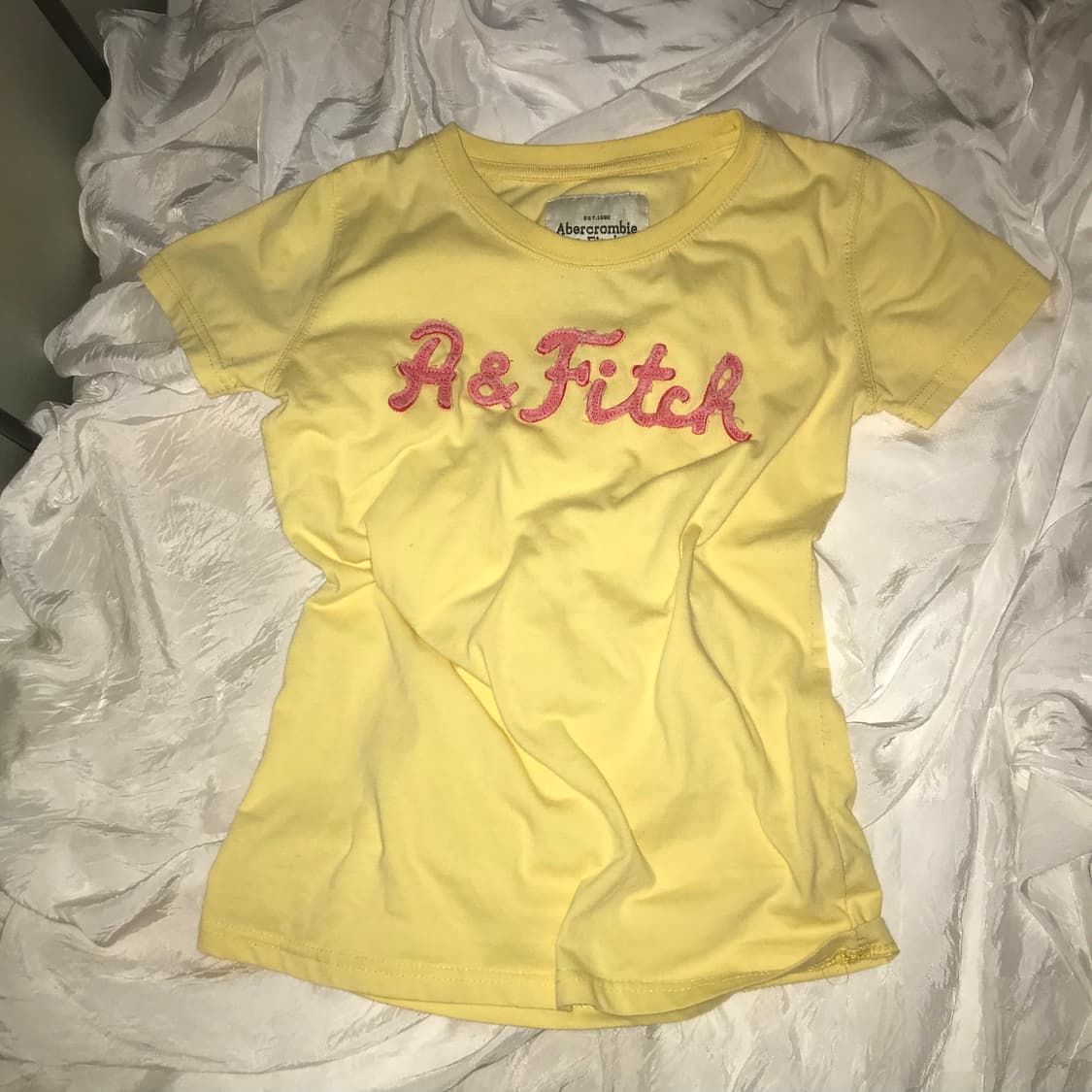 Abercrombie 아베크롬비 슬림핏 레몬 핑크 티 상품이미지1