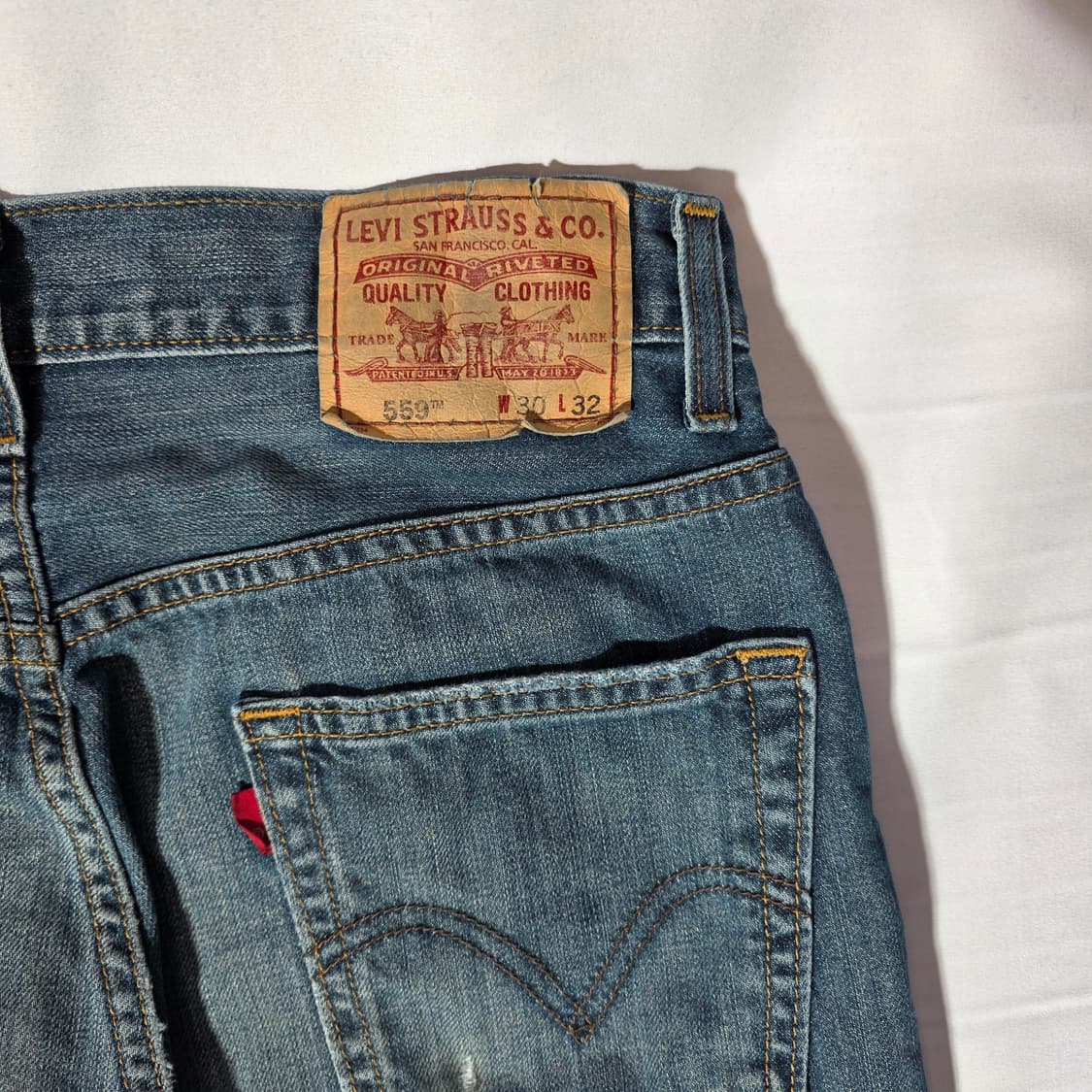 [W30L32]00s 리바이스 559 릴렉시드 스트레이트핏 데님팬츠 상품이미지7